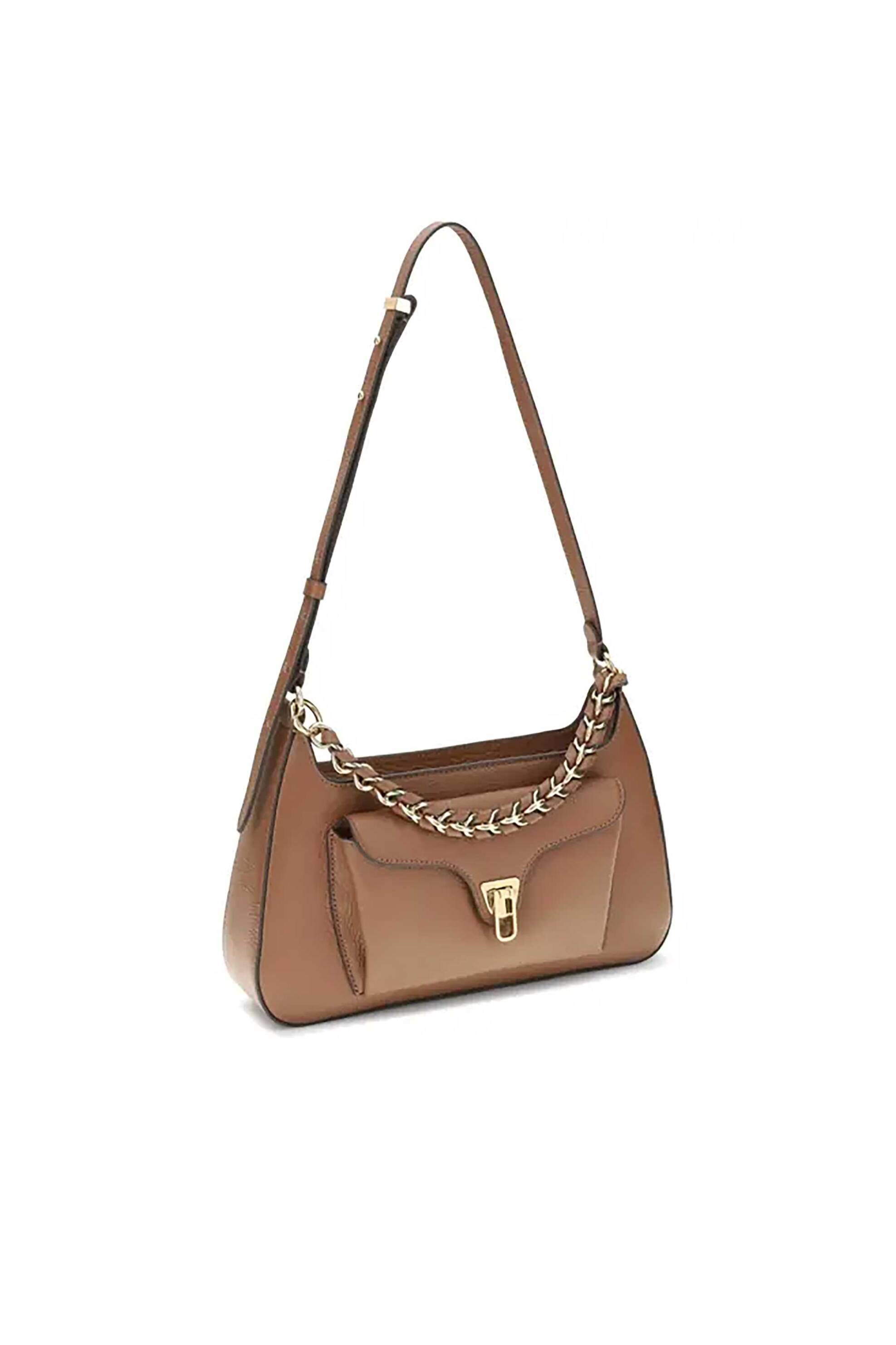 COCCINELLE Coccinelle γυναικεία δερμάτινη τσάντα ώμου "Beat" - E1TFK-120101 Ταμπά