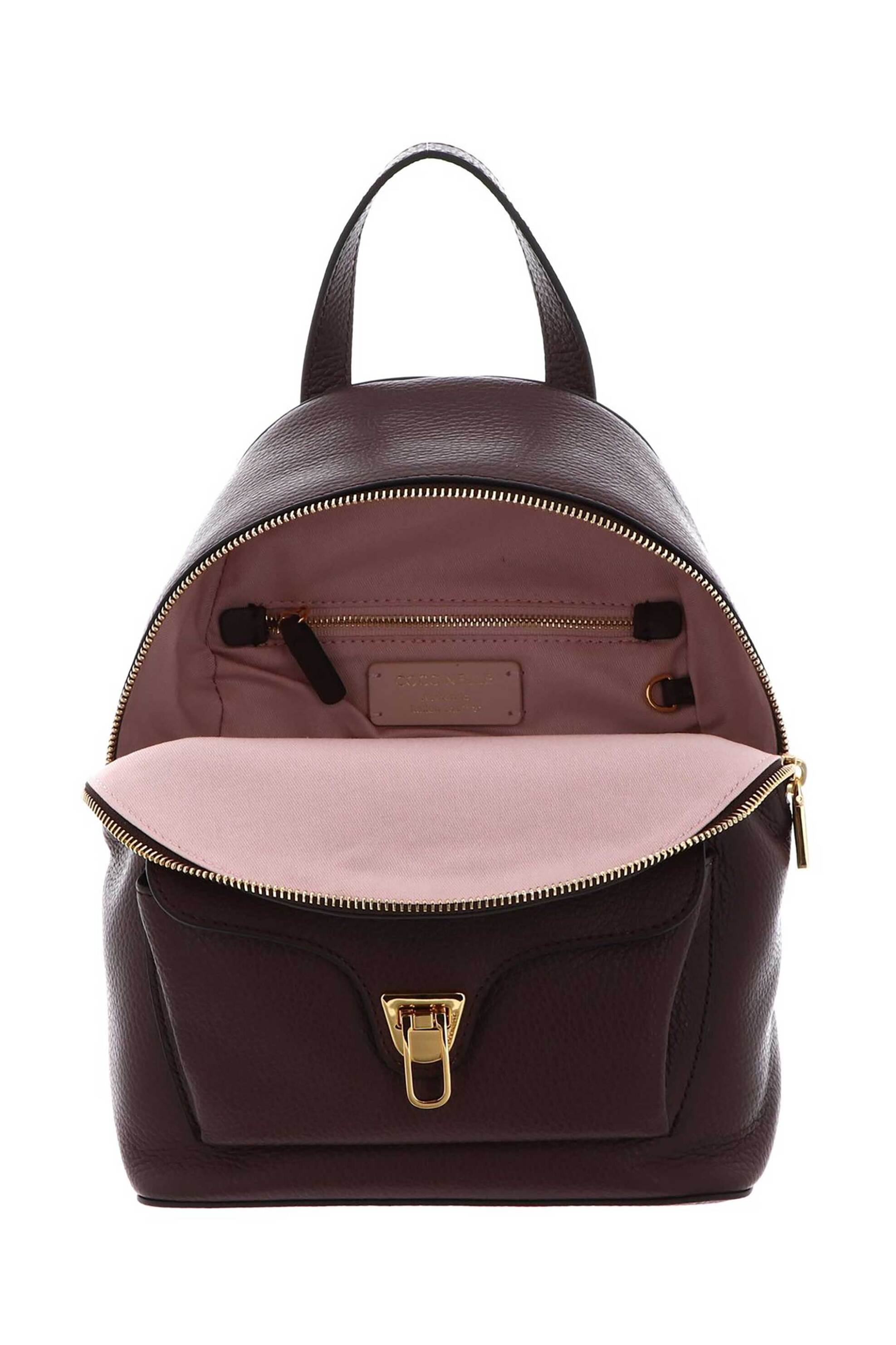 COCCINELLE Coccinelle γυναικεία τσάντα backpack "Beat Generation" - E1TFK-140101 Μπορντό Σκούρο - 4