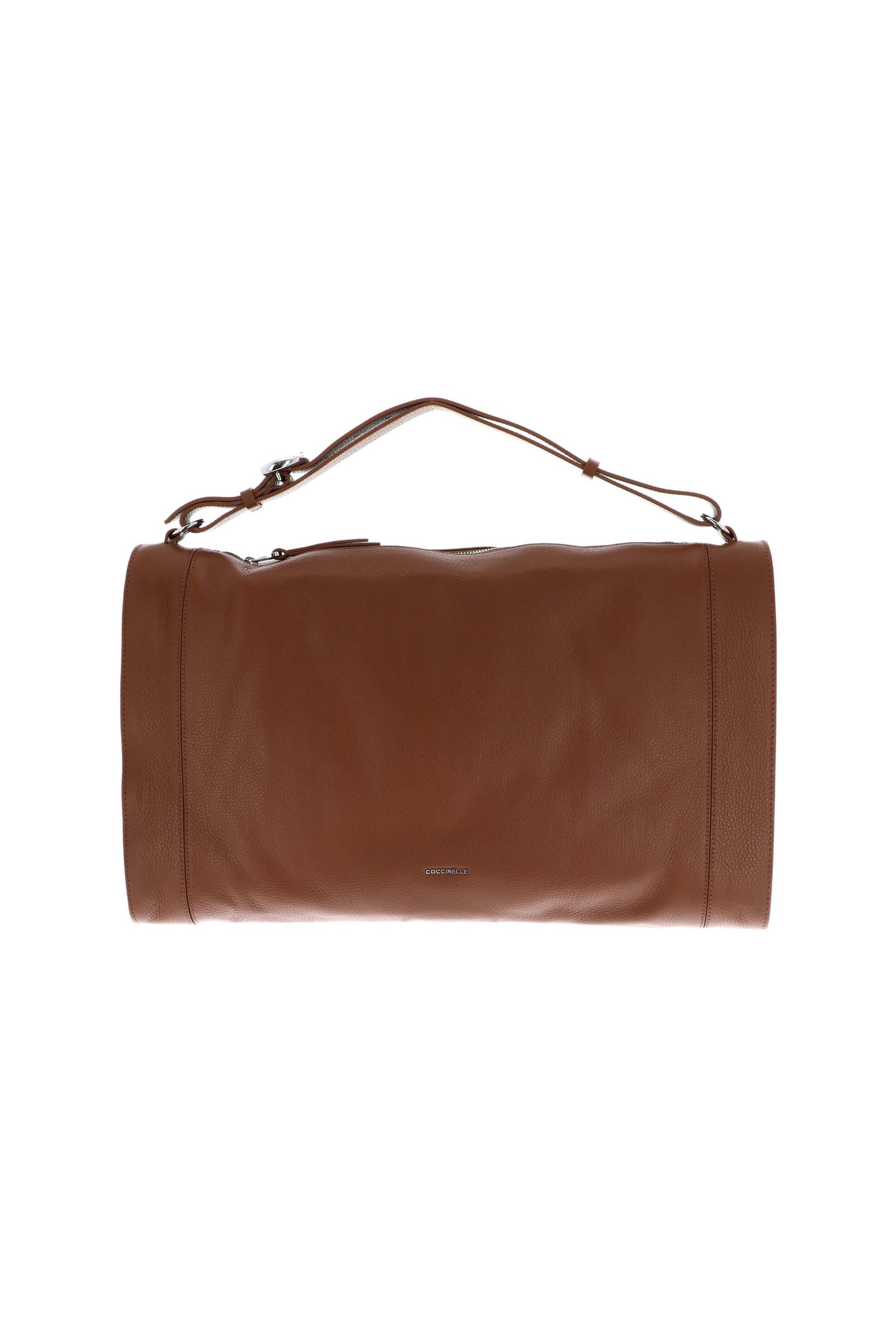 Coccinelle γυναικεία δερμάτινη τσάντα χειρός "Elinor" - E1TL5-120101 Καφέ