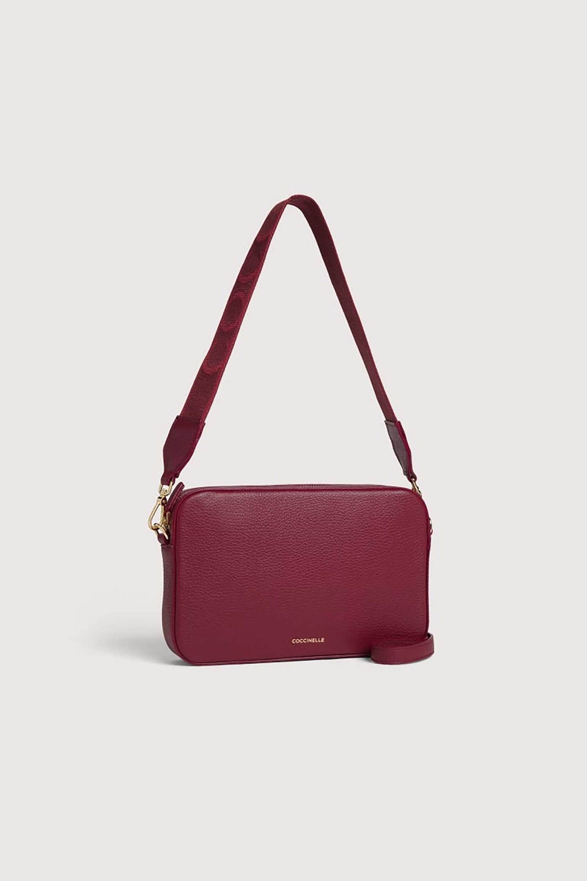 Coccinelle γυναικεία τσάντα crossbody "Tebe" - E5MN5-520101 Μπορντό φωτογραφία