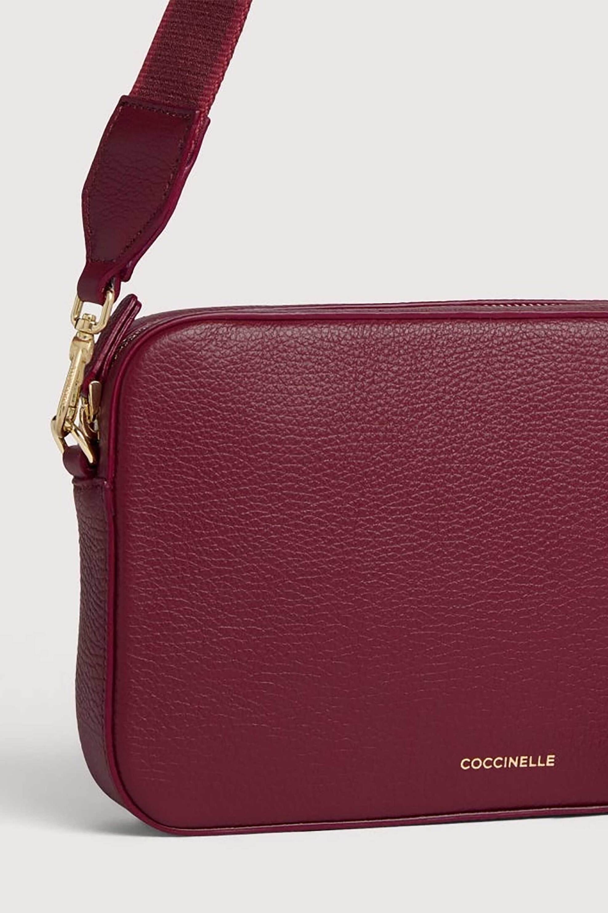 Coccinelle γυναικεία τσάντα crossbody "Tebe" - E5MN5-520101 Μπορντό φωτογραφία