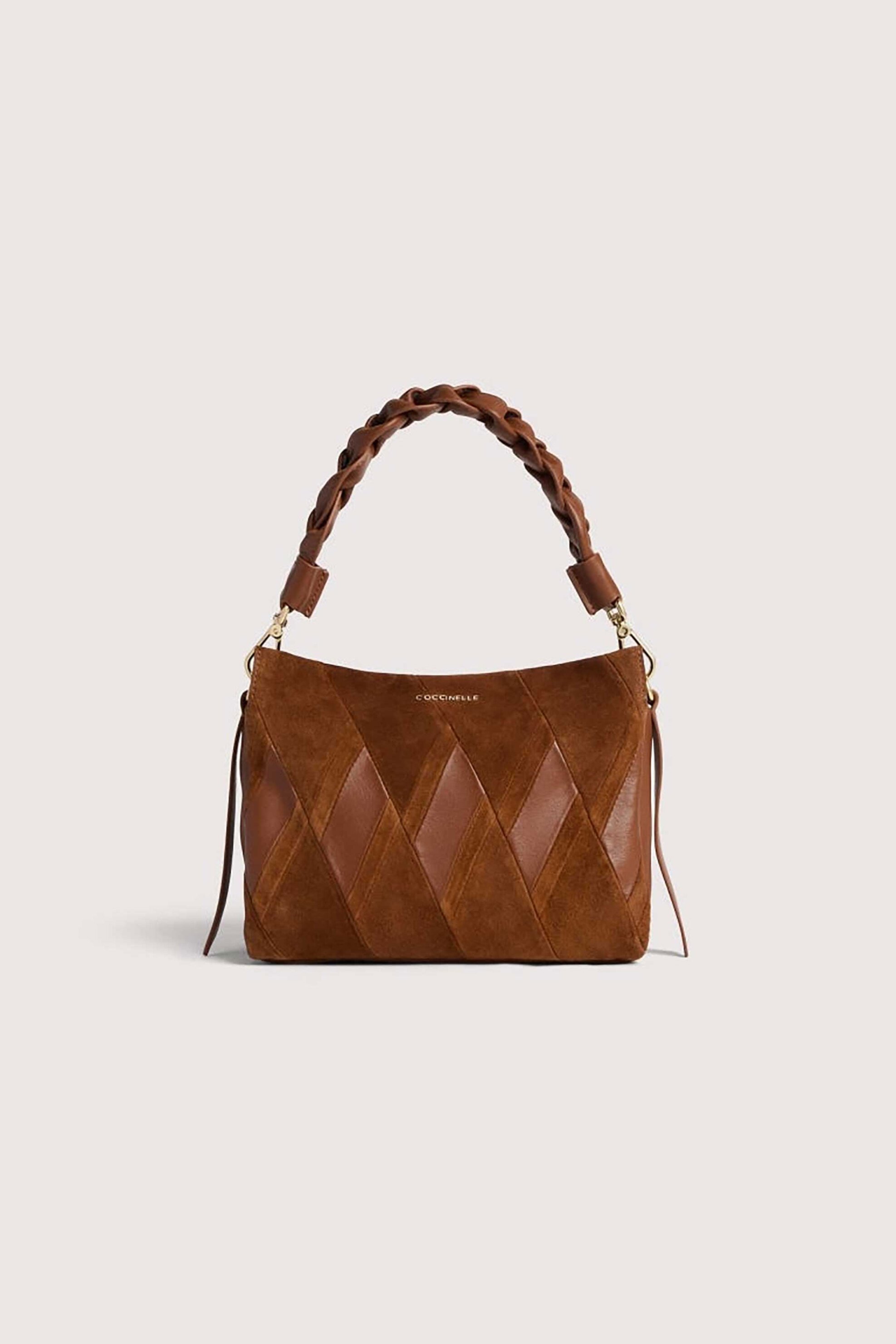 Coccinelle γυναικεία τσάντα χειρός με γεωμετρικό μοτίβο "Boheme" - E1T66-580101 Ταμπά