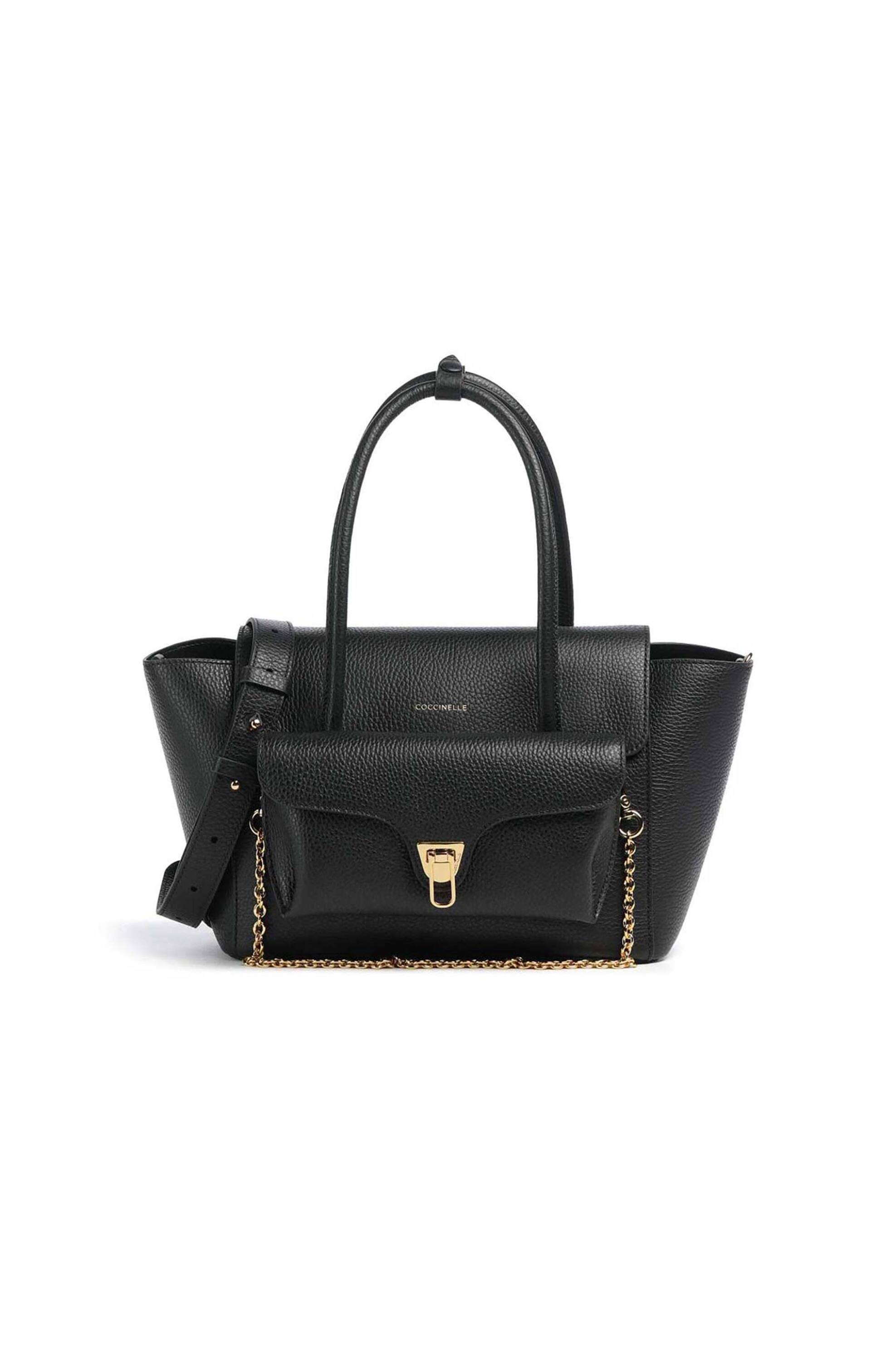 Coccinelle γυναικεία τσάντα ώμου "Beat" - E1T8A-180201 Μαύρο