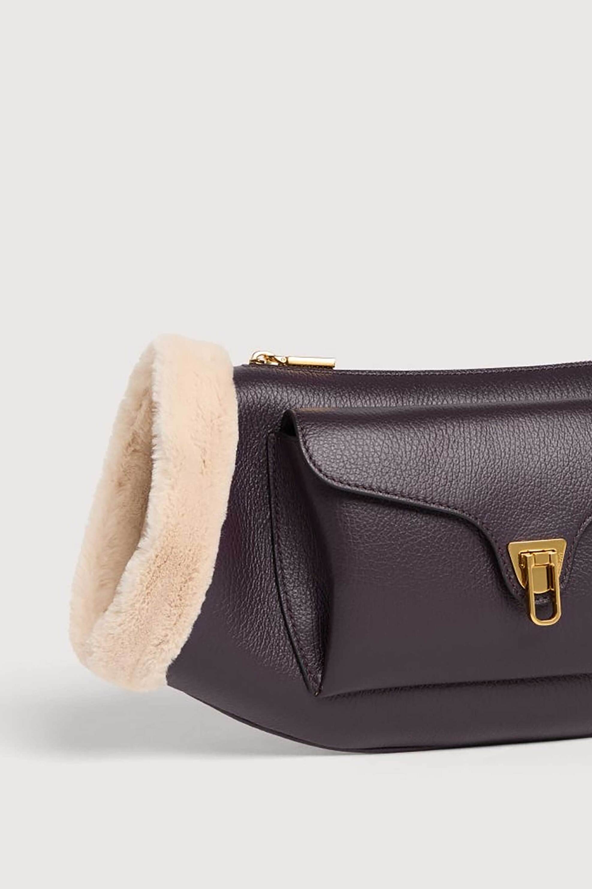 Coccinelle γυναικεία δερμάτινη τσάντα crossbody "Beat" - E1TDK-150101 Καφέ φωτογραφία