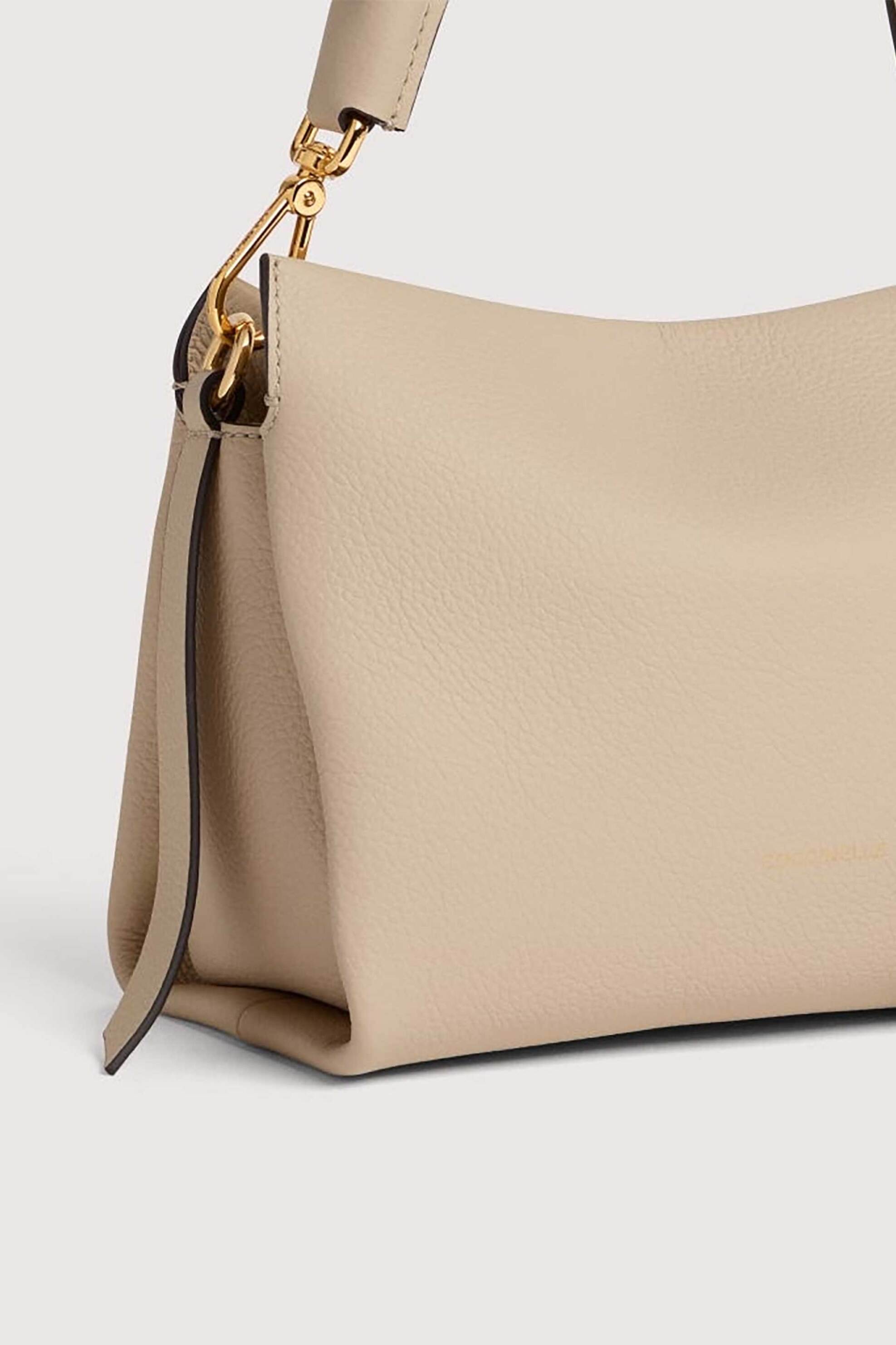 Coccinelle γυναικεία τσάντα χειρός "Boheme Small" - E1M50-580101_1 Μπεζ φωτογραφία