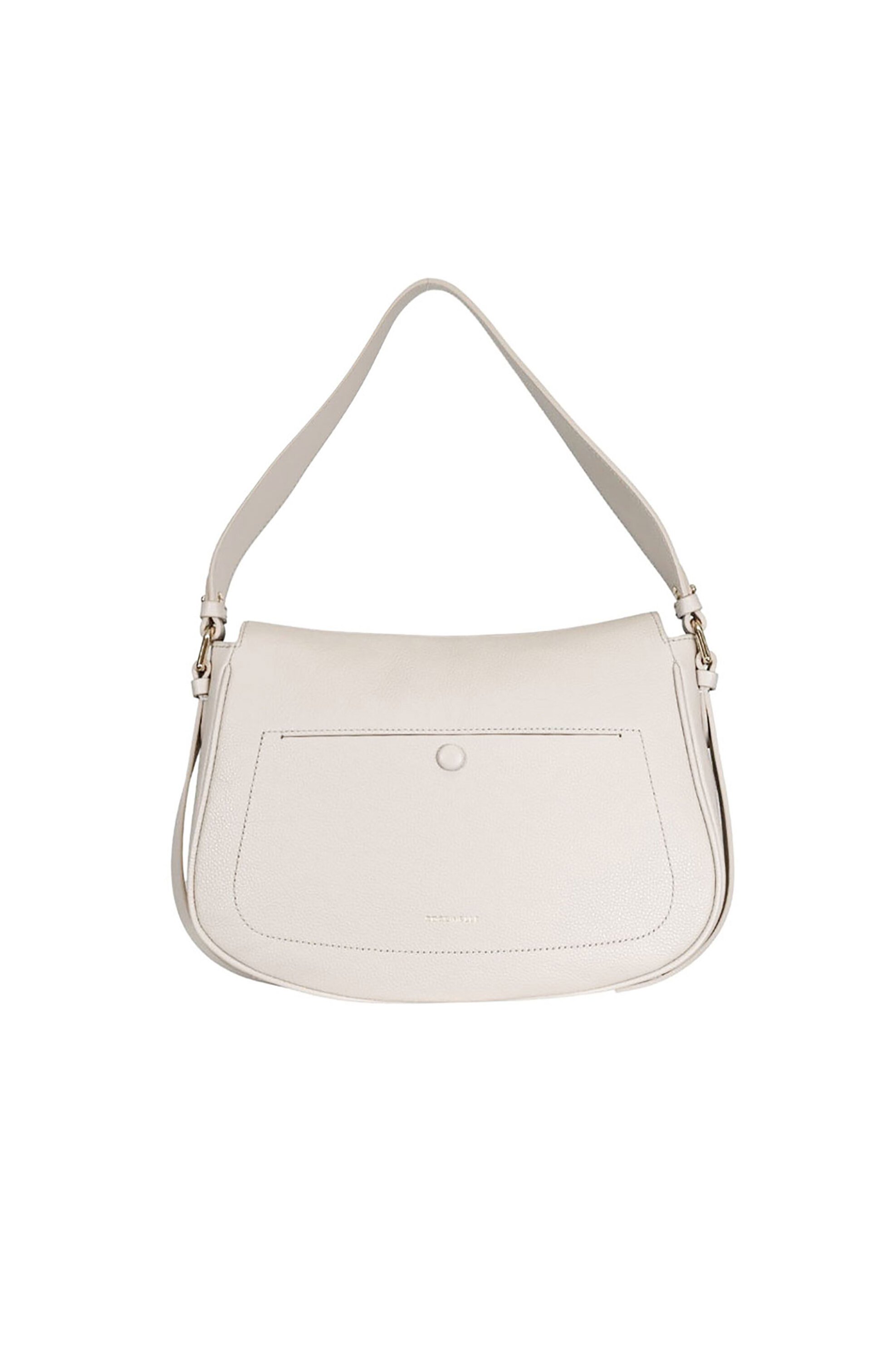 Coccinelle Γυναικεία Τσάντα Ώμου Mavery - E1U7F-120101 Λευκό