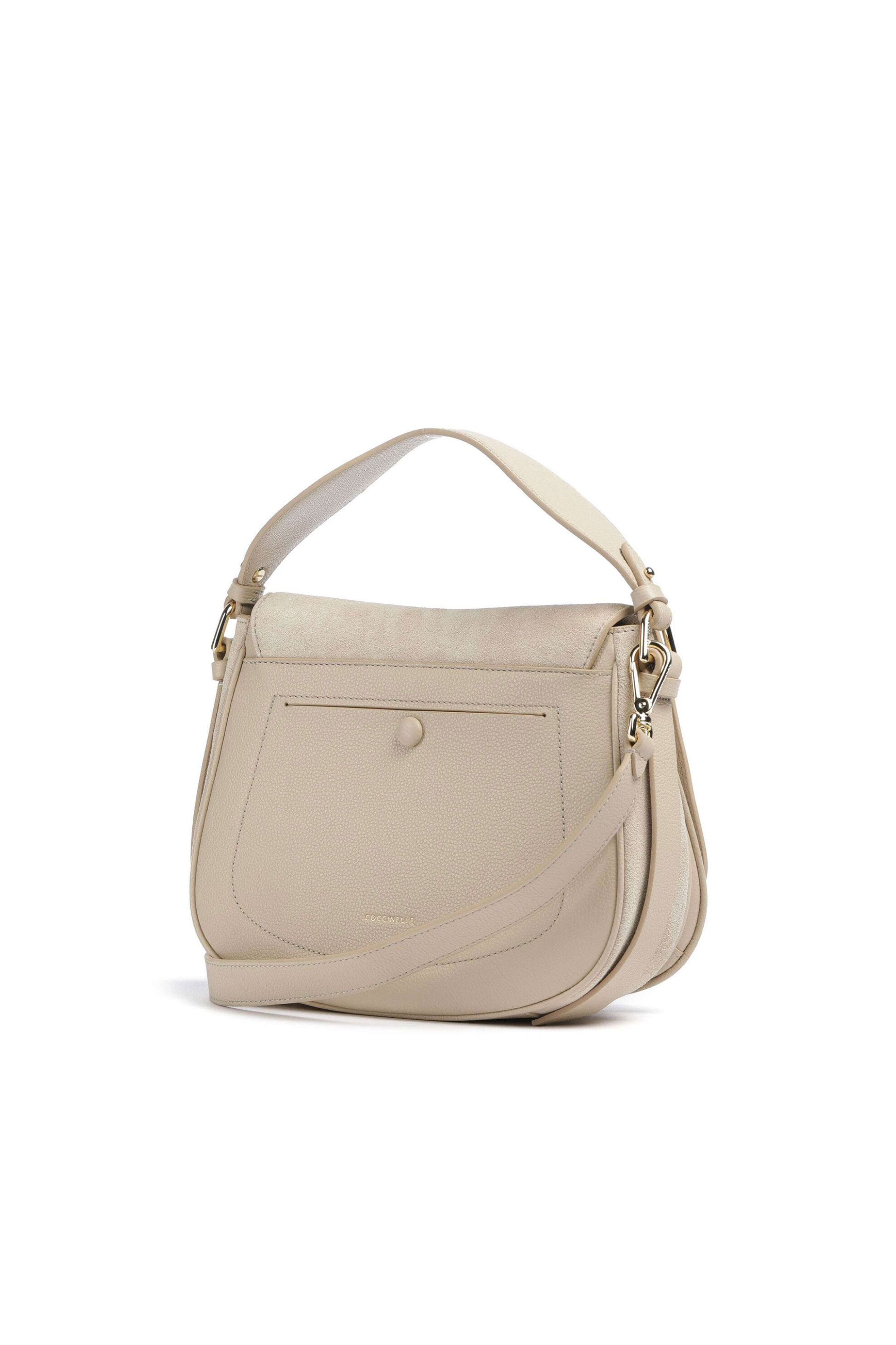 COCCINELLE Coccinelle γυναικεία suede τσάντα χειρός "Mavery Medium" - E1U7H-180101 Μπεζ - 2