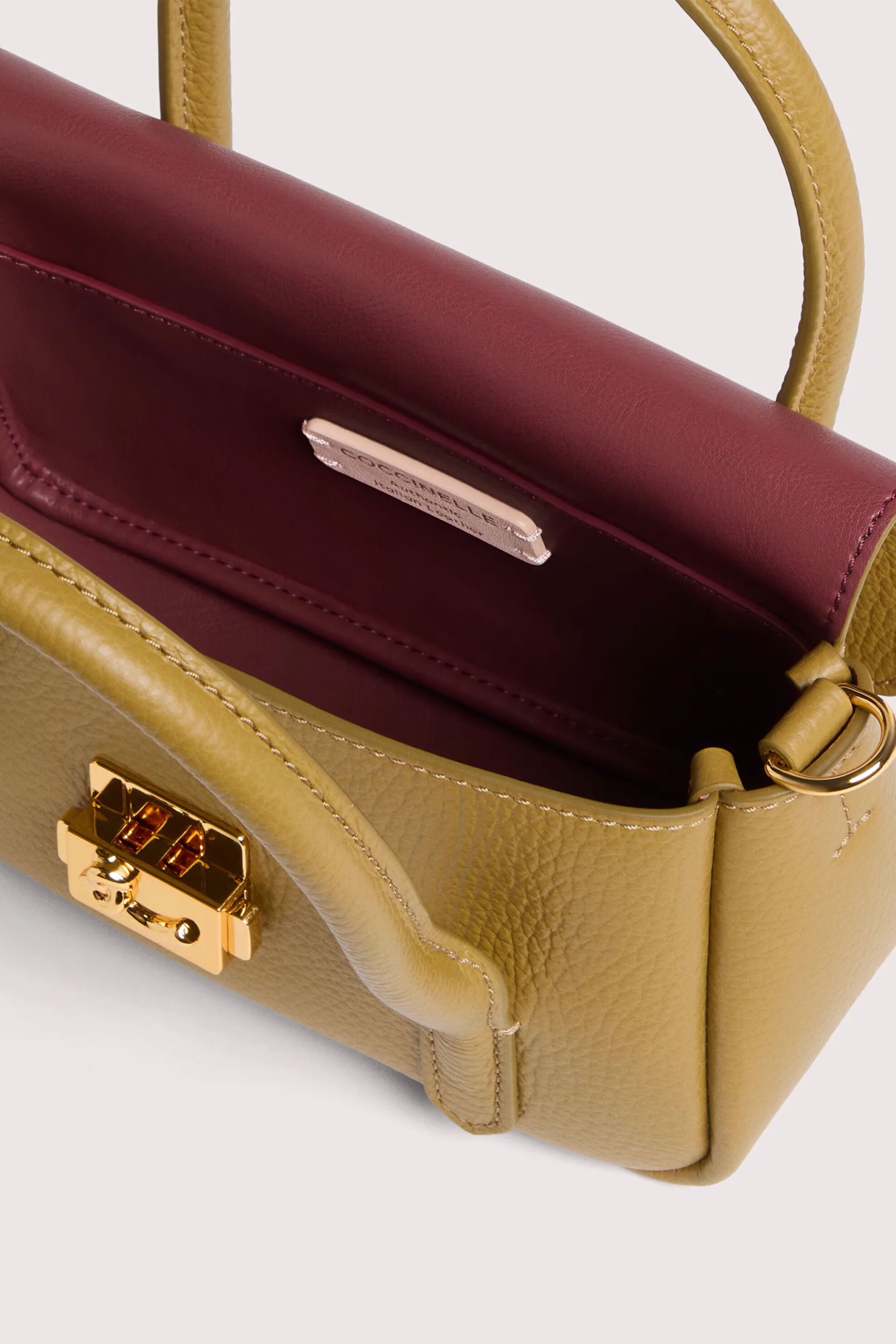 Coccinelle Γυναικείο Mini Bag C-Me Lock - E5U4K-580101 Λαδί