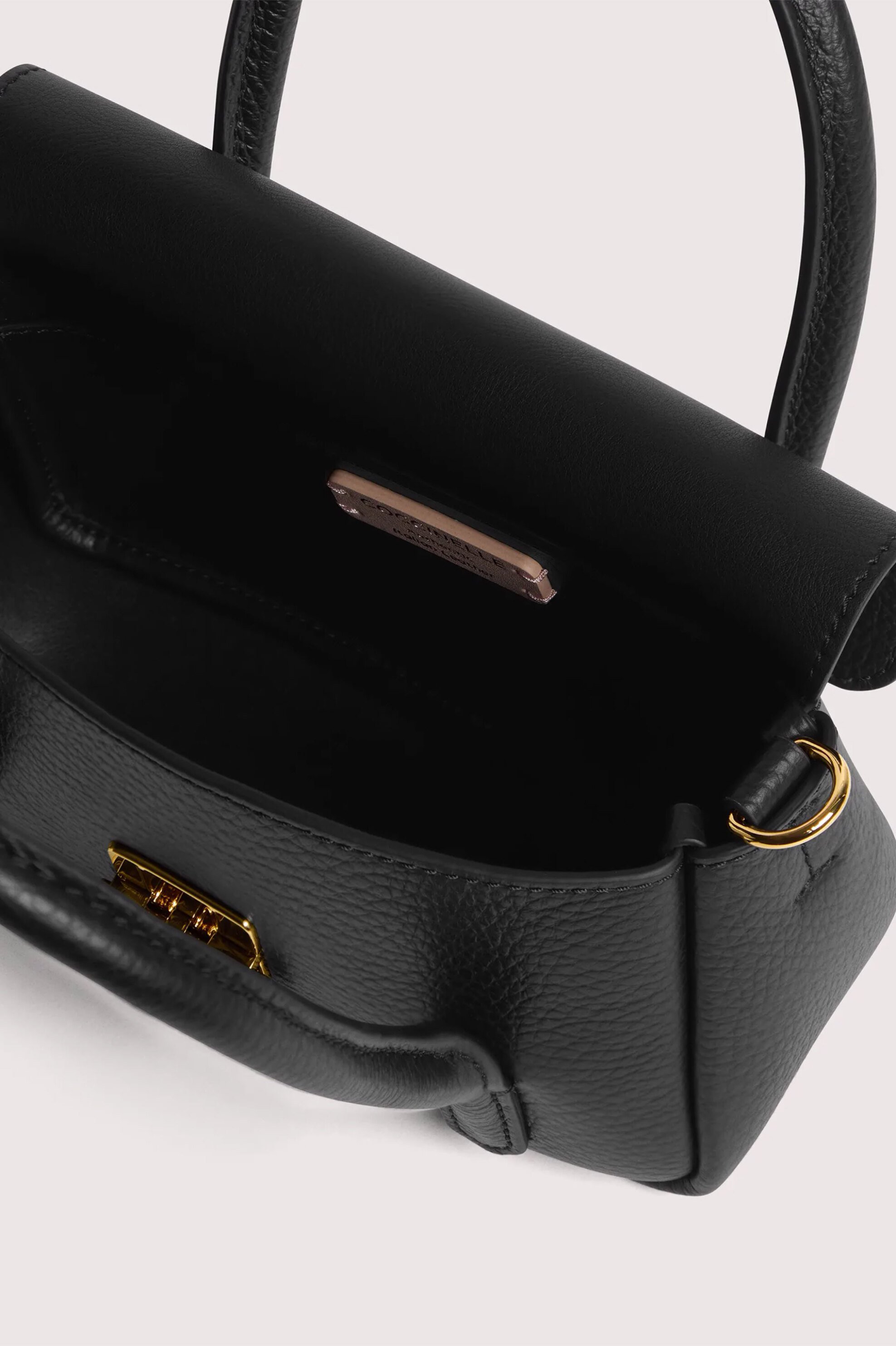 Coccinelle Γυναικείο Mini Bag C-Me Lock - E5U4K-580101 Μαύρο