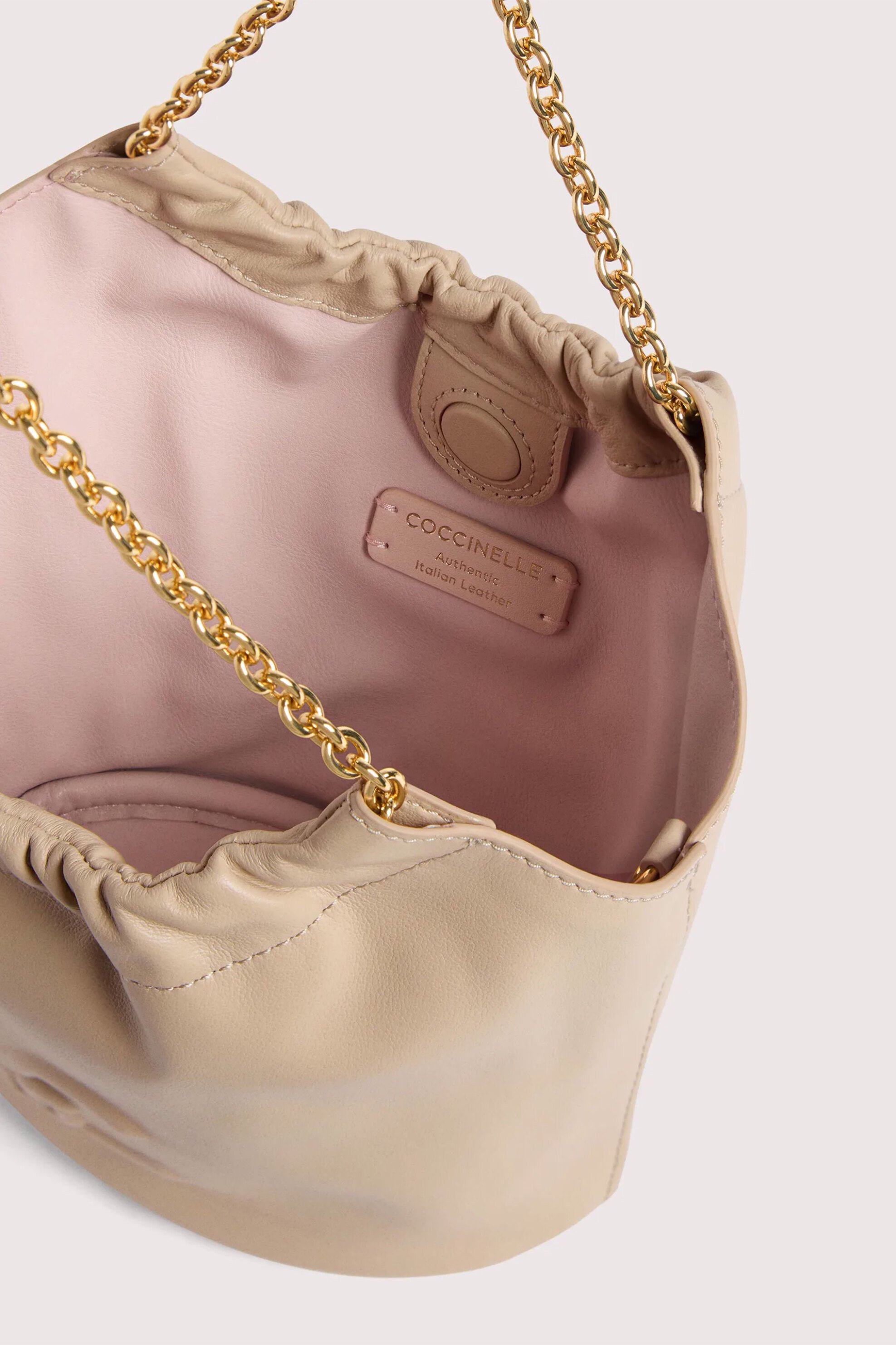 Coccinelle Γυναικείο Mini Bag Smash - E5U5F-580101 Μπεζ