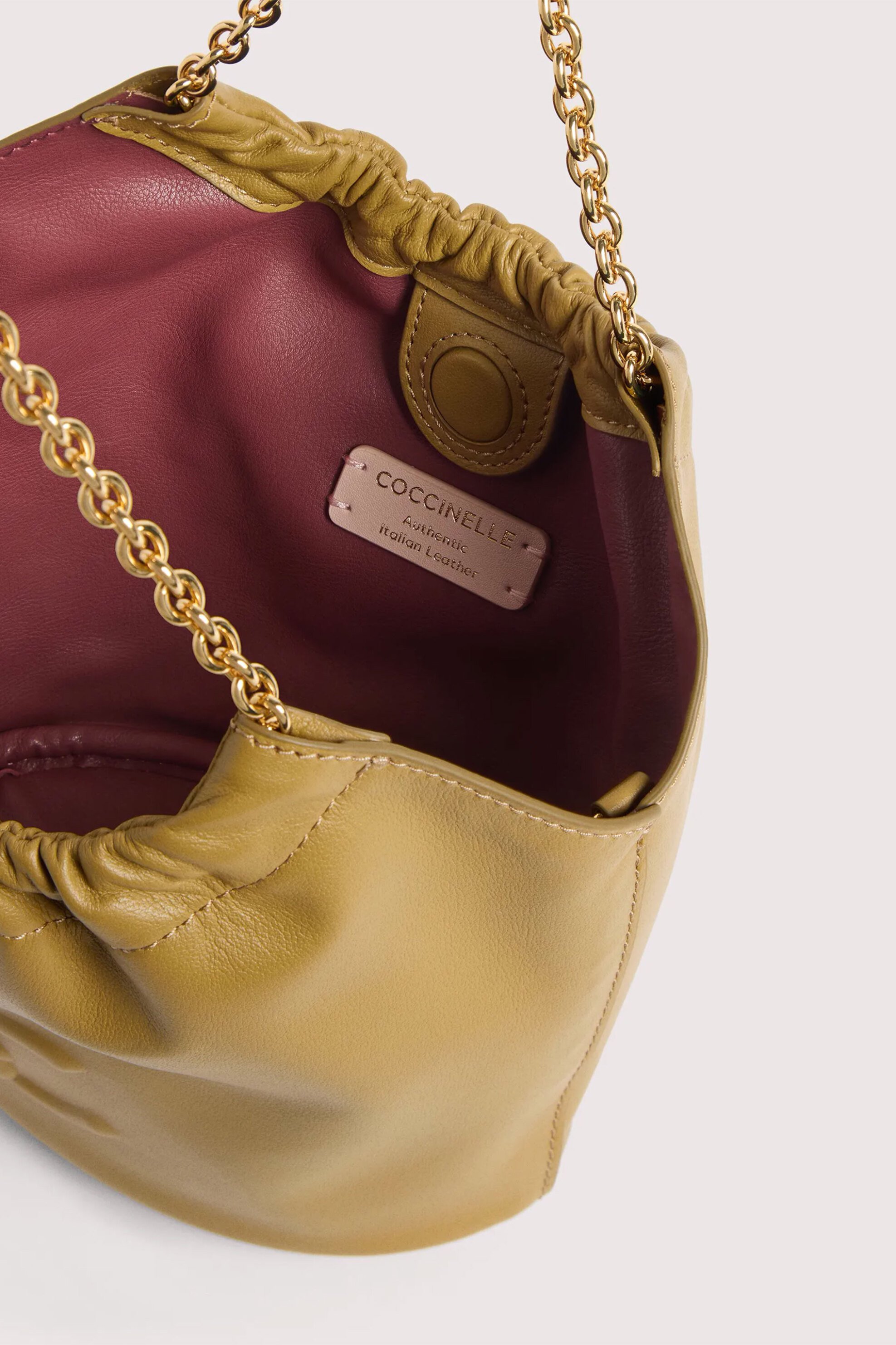 Coccinelle Γυναικείο Mini Bag Smash - E5U5F-580101 Λαδί