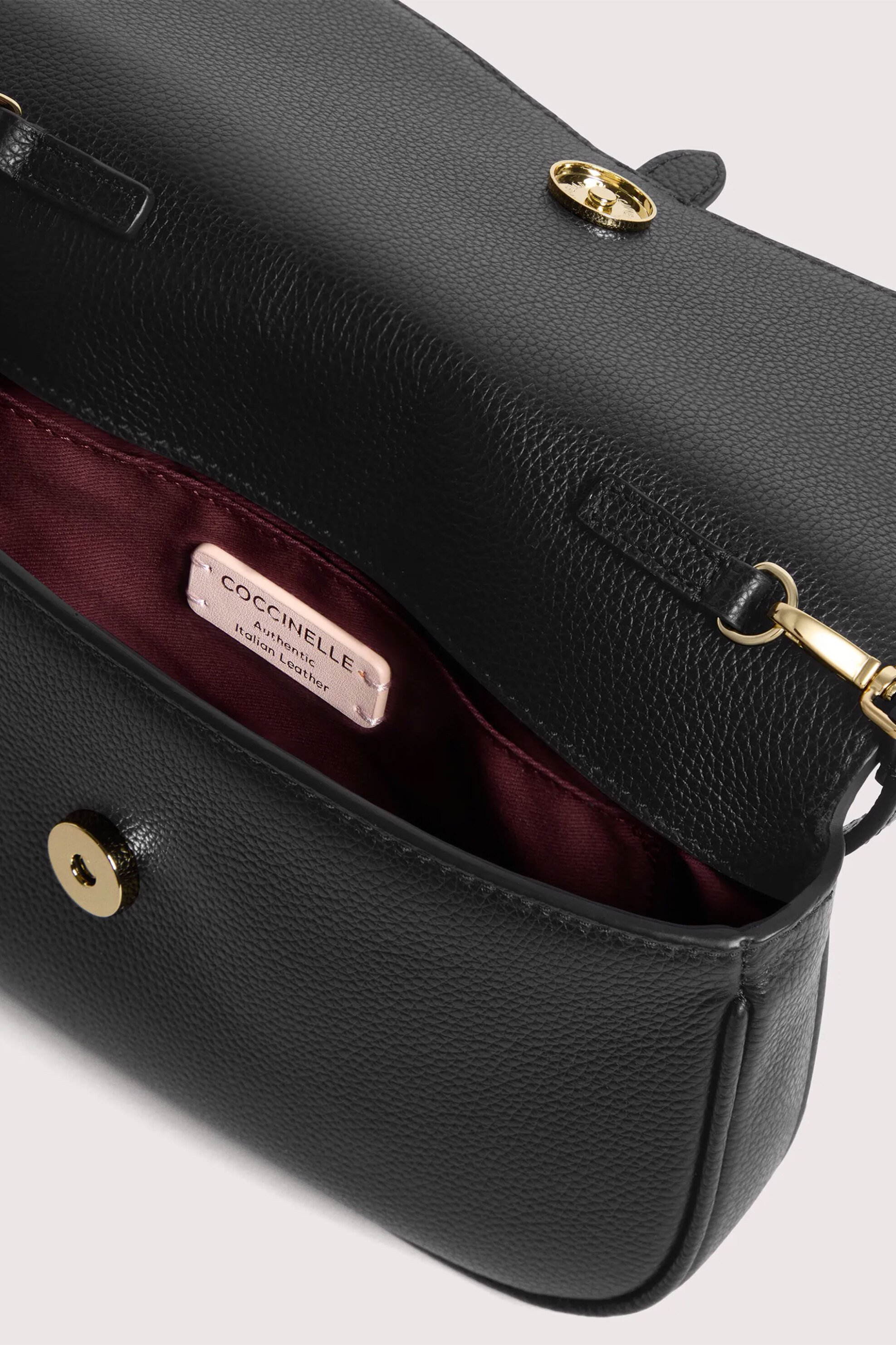 Coccinelle Γυναικεία Τσάντα Ώμου Mavery Small - E5U7F-550101 Μαύρο
