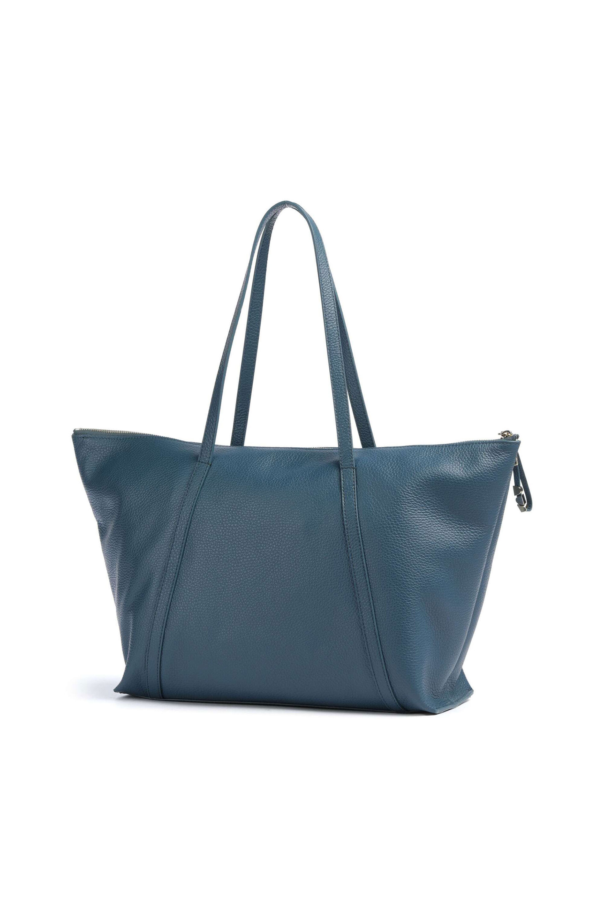 COCCINELLE Coccinelle γυναικεία δερμάτινη τσάντα shopper "Nory" - E1U45-110101 Μπλε - 2