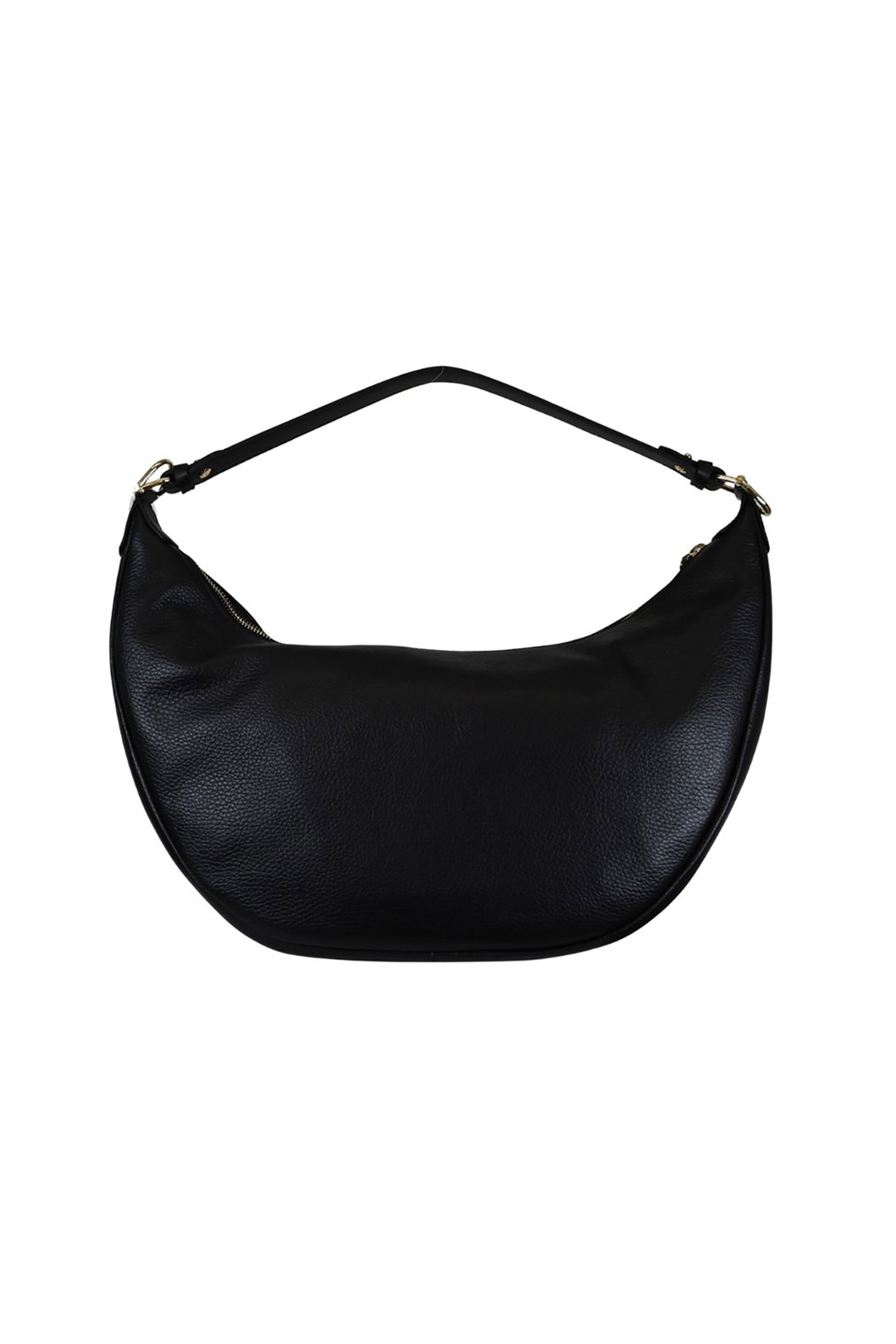 Coccinelle Γυναικεία Δερμάτινη Τσάντα Ώμου Paki - E1U4A-150101 Μαύρο