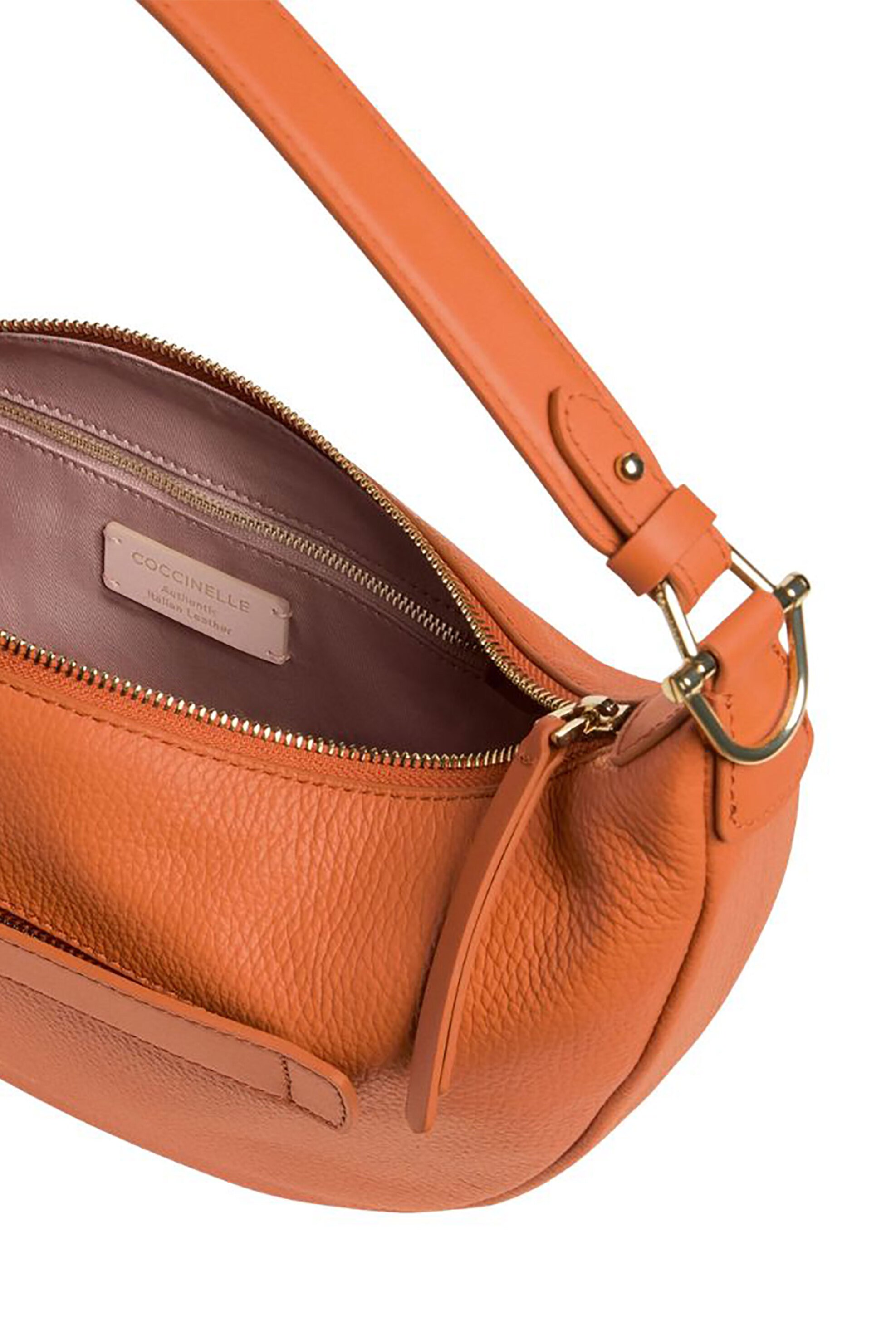 Coccinelle Γυναικεία Δερμάτινη Τσάντα Ώμου Paki - E1U4A-150201 Ταμπά