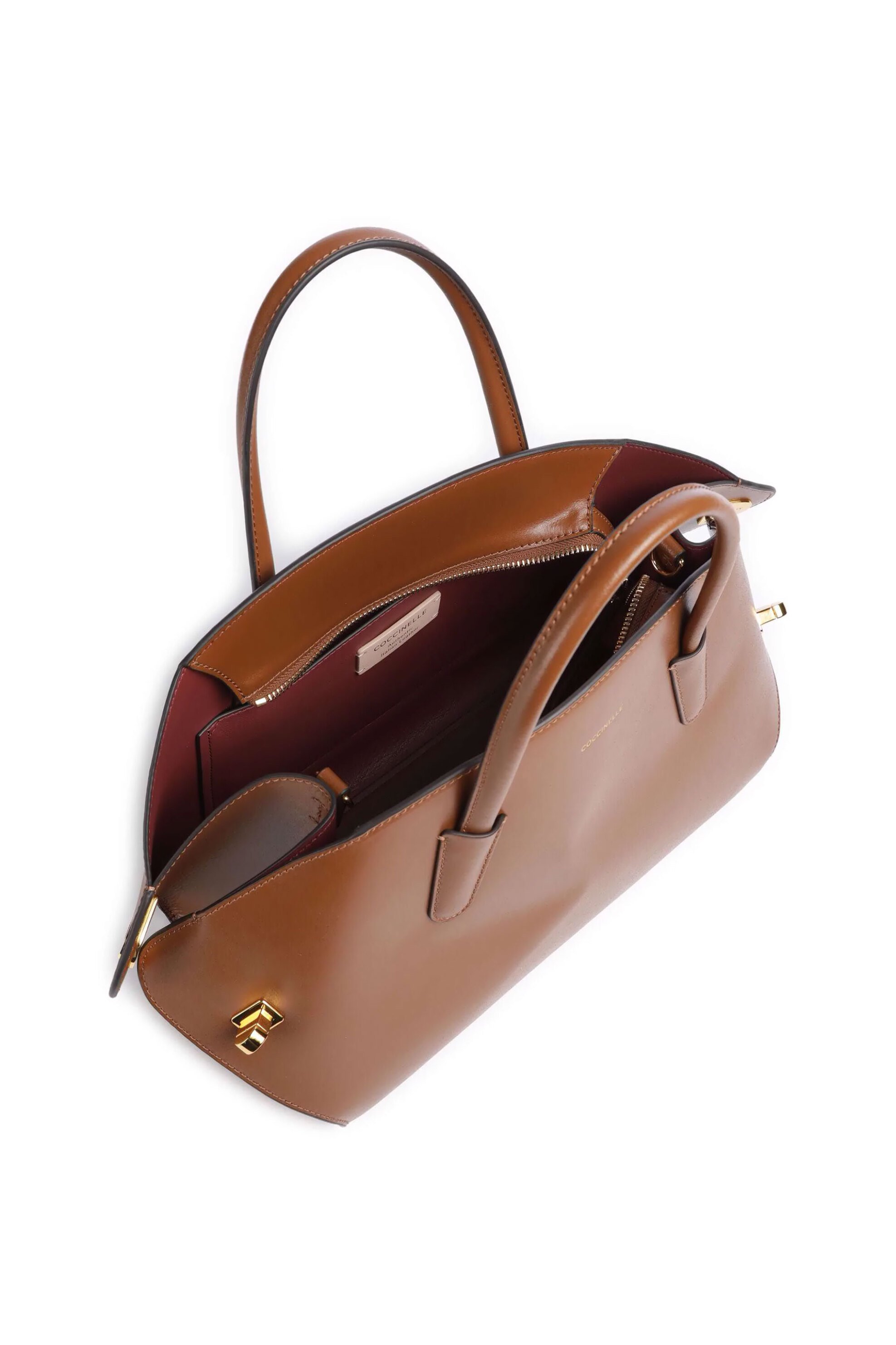 Coccinelle Γυναικεία Δερμάτινη Τσάντα Χειρός Tylde Calf - E1U7K-180201 Ταμπά