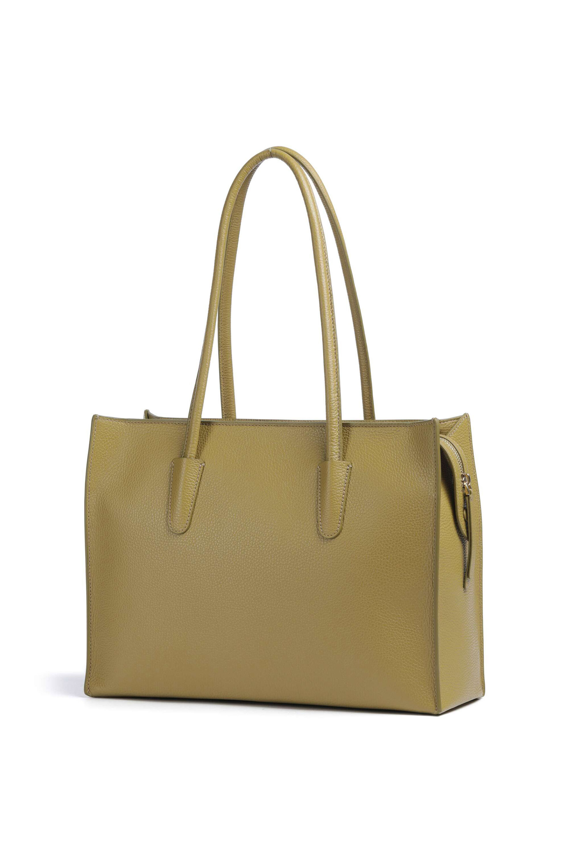 COCCINELLE Coccinelle γυναικεία δερμάτινη τσάντα shopper "Myrtha" - E1UAK-110201 Λαδί - 2