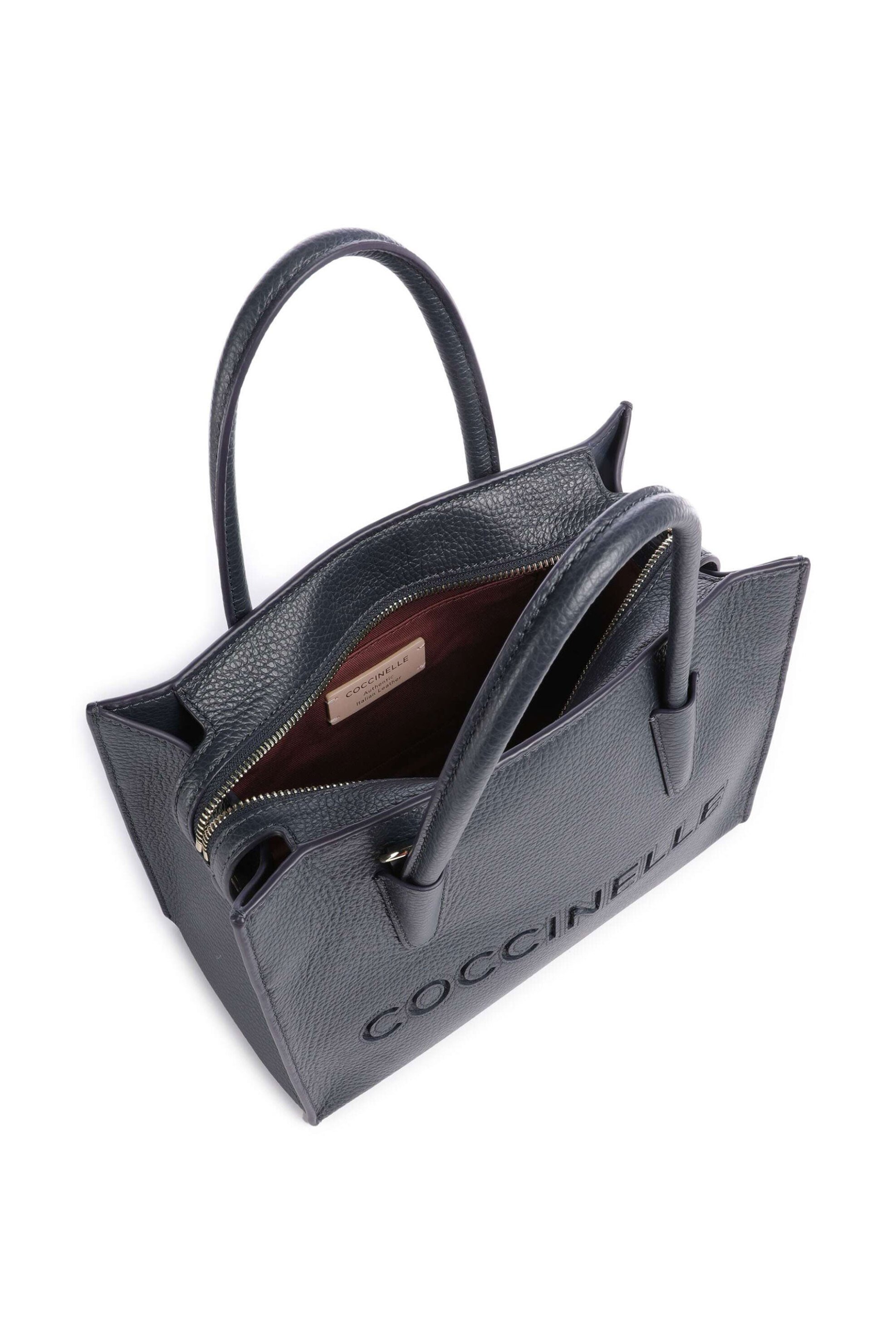 Coccinelle Γυναικεία Τσάντα Χειρός Myrtha - E1Uak-180101 Μπλε Σκούρο