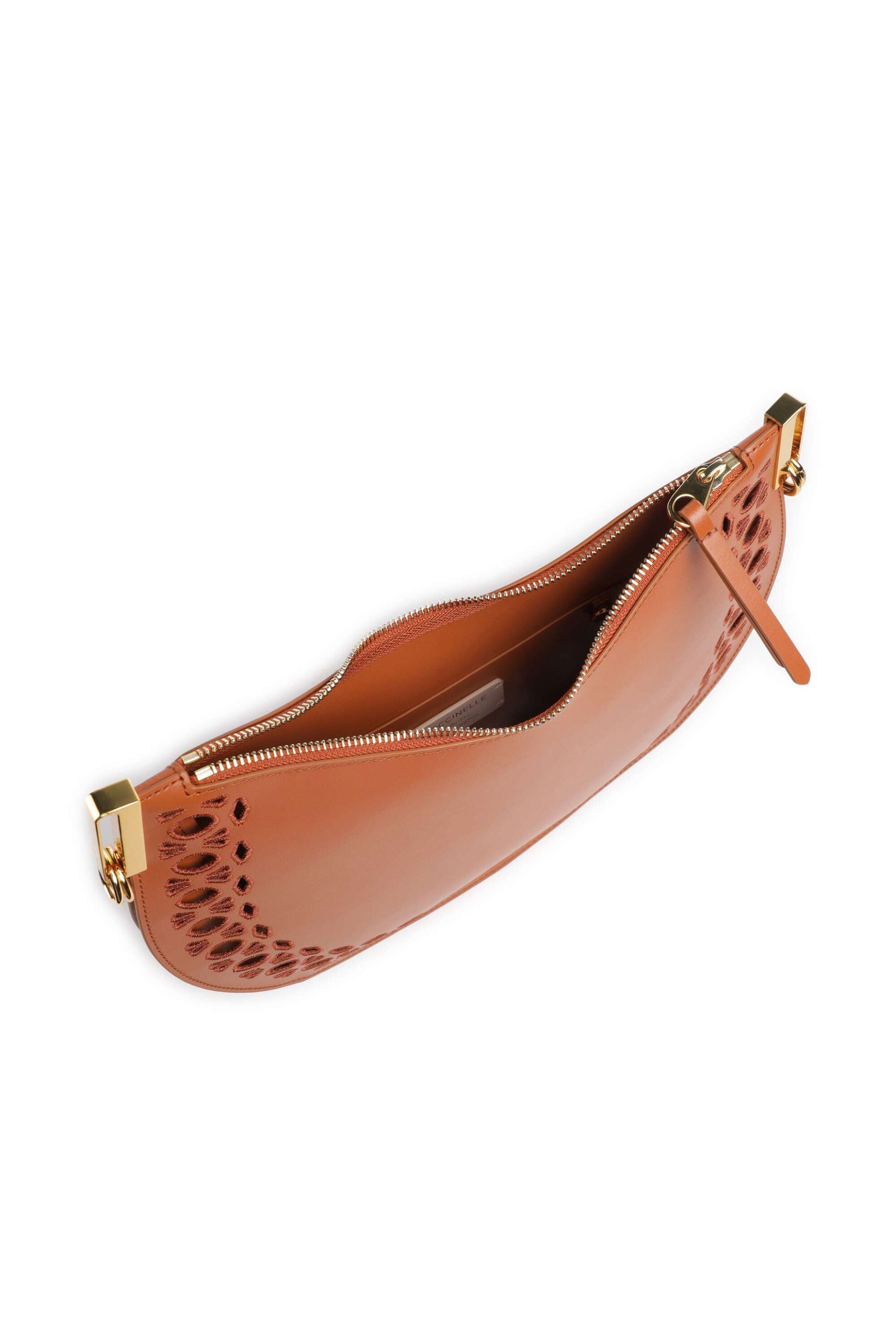 Coccinelle Γυναικεία Δερμάτινη Τσάντα Ώμου Hobo Sunup - E1Ukh-130201 Ταμπά