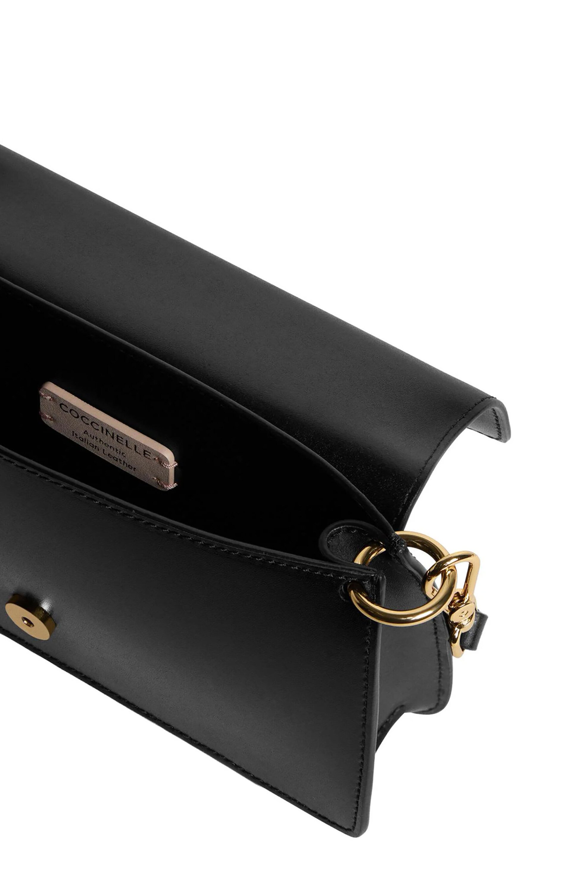 Coccinelle Γυναικείο Δερμάτινo Mini Bag C-Me Small - E5U4G-270101 Μαύρο