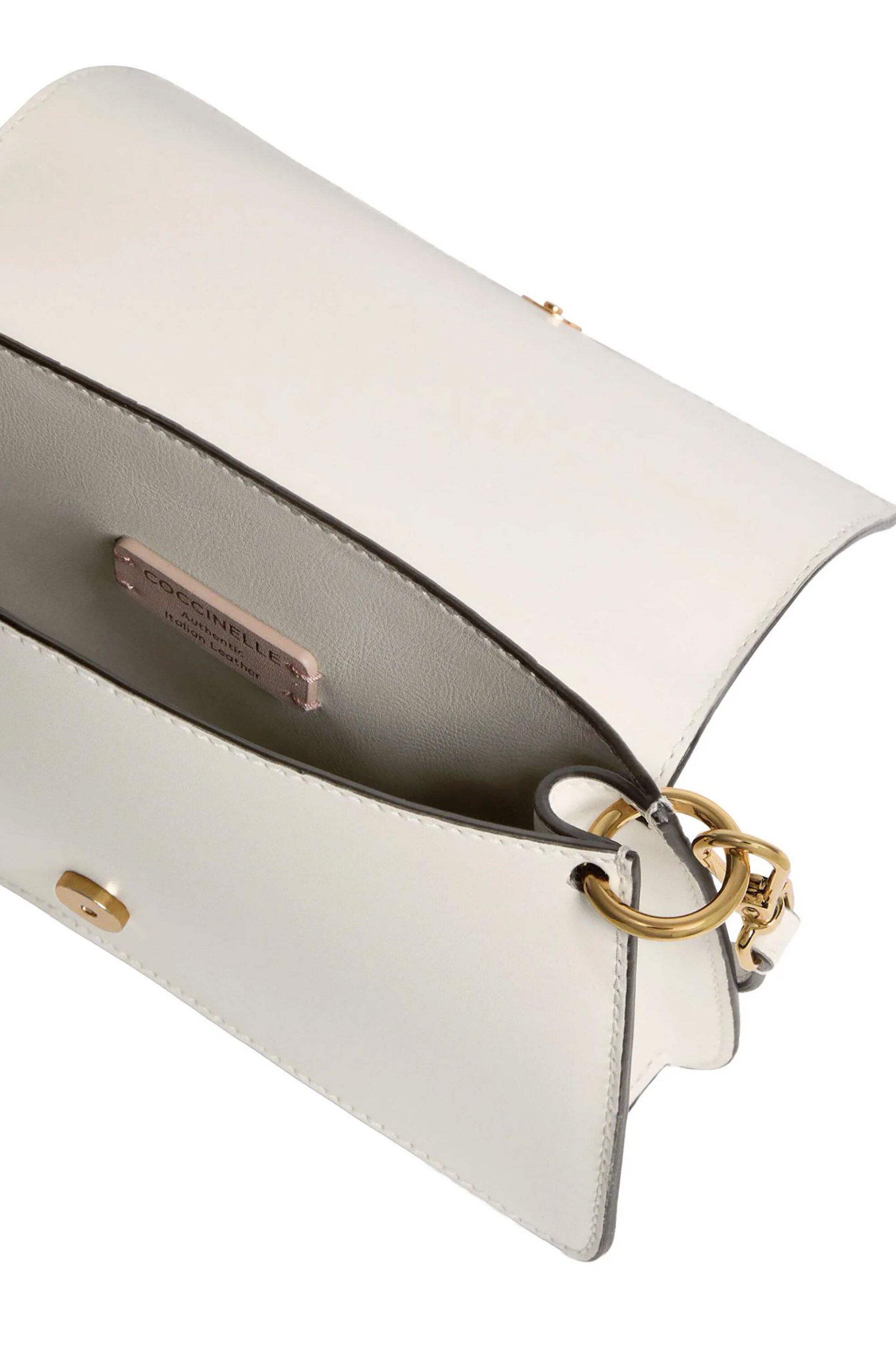 Coccinelle Γυναικείο Δερμάτινo Mini Bag C-Me Small - E5U4G-270101 Λευκό