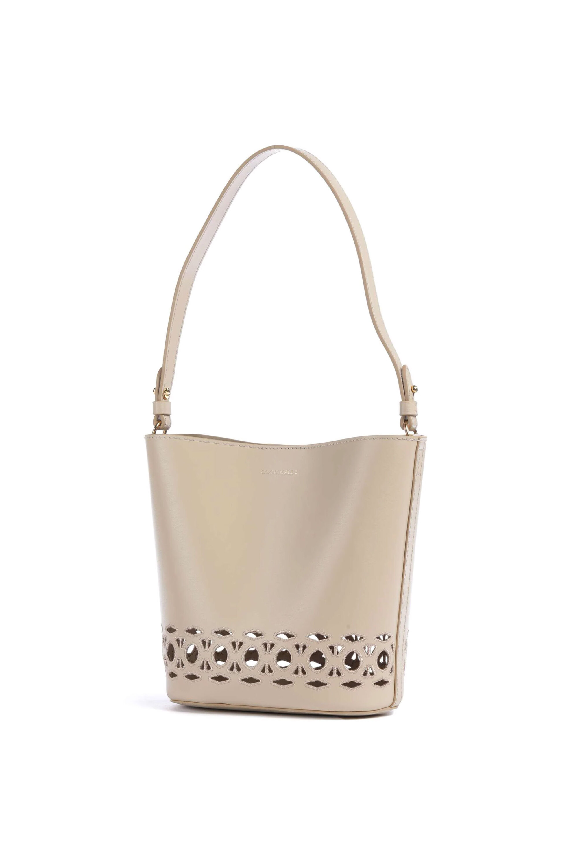 COCCINELLE Coccinelle γυναικεία δερμάτινη τσάντα bucket "Nikla" - E5UOE-630101 Μπεζ - 2