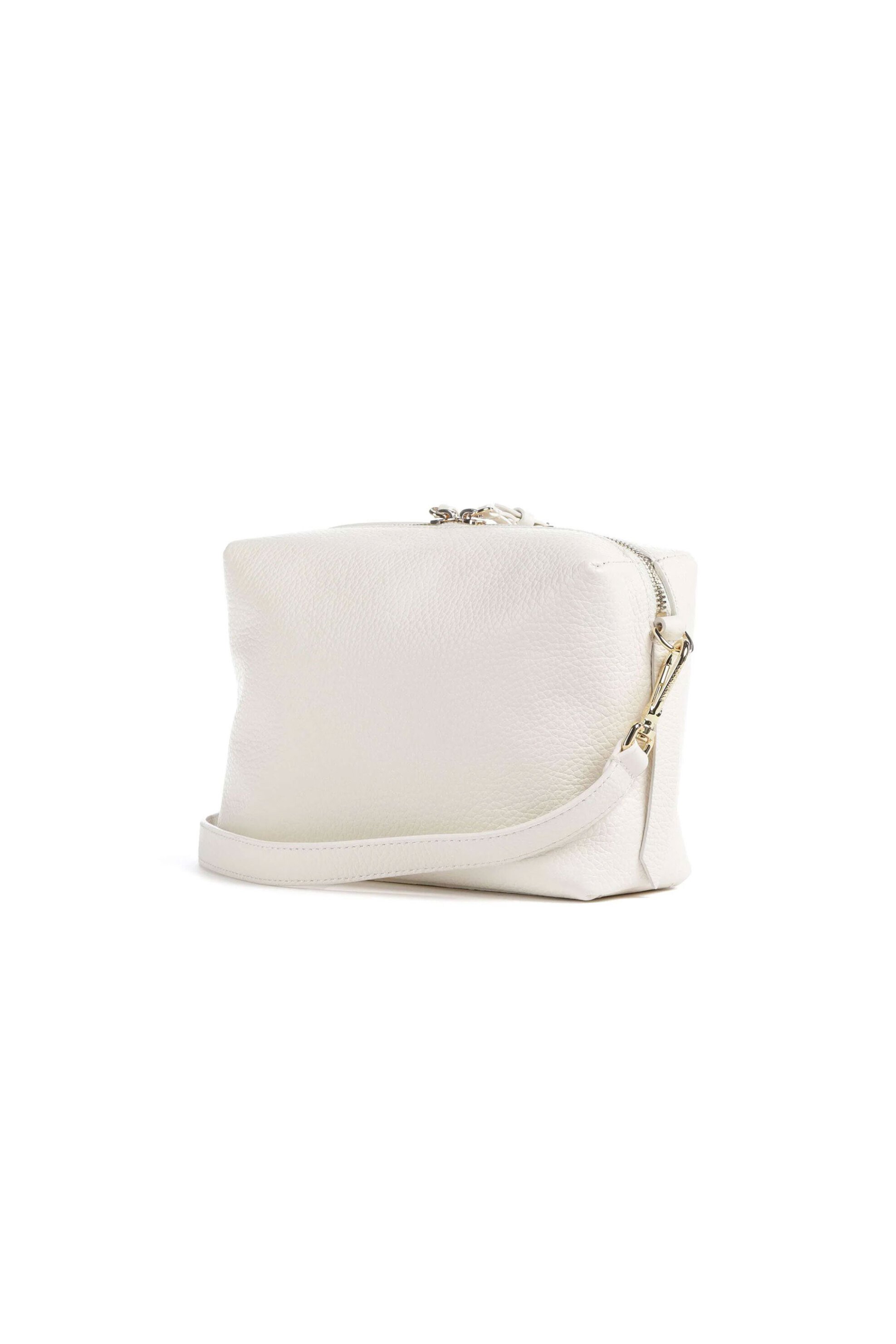 COCCINELLE Coccinelle γυναικείο δερμάτινo crossbody "Nory" - E1U45-150101 Λευκό - 2