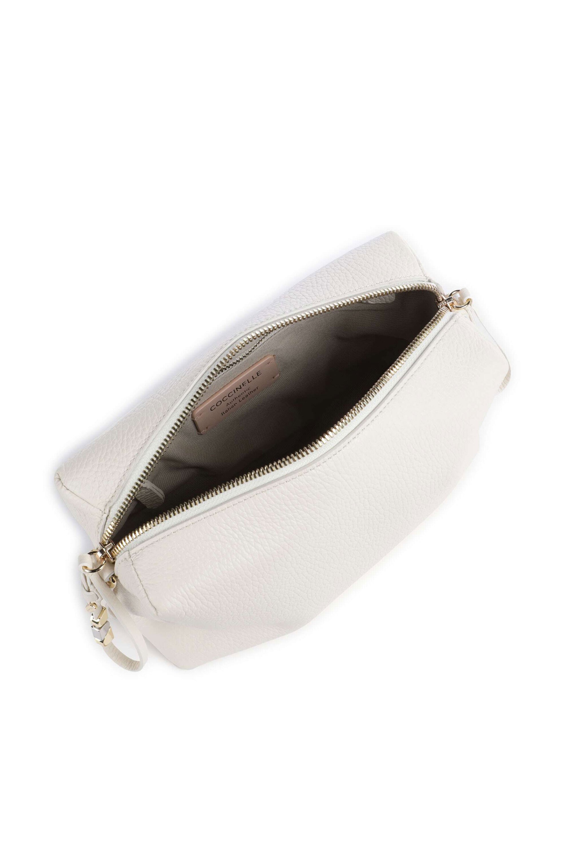 Coccinelle Γυναικείο Δερμάτινo Crossbody Nory - E1U45-150101 Λευκό
