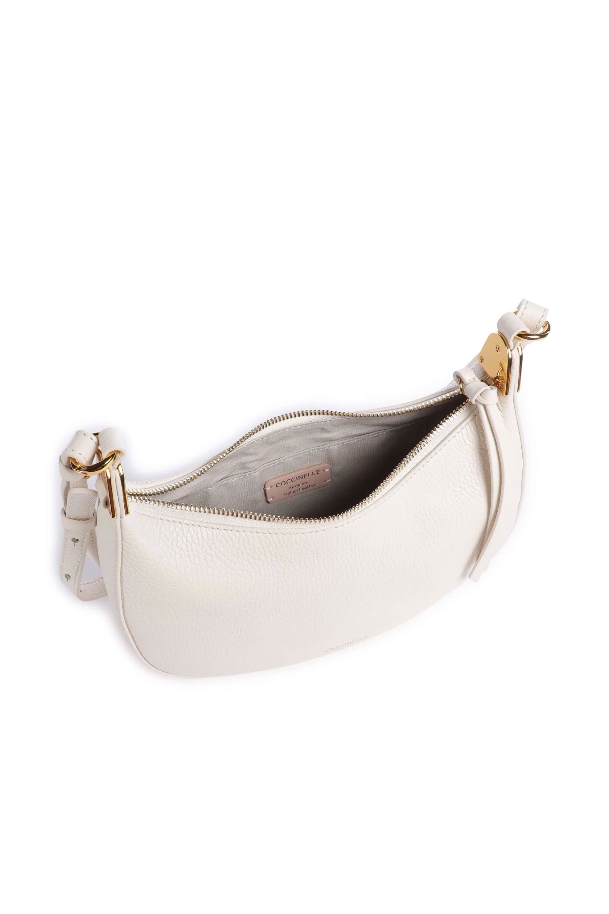 Coccinelle Γυναικείο Δερμάτινo Crossbody Fujiko - E5U8K-530101 Λευκό