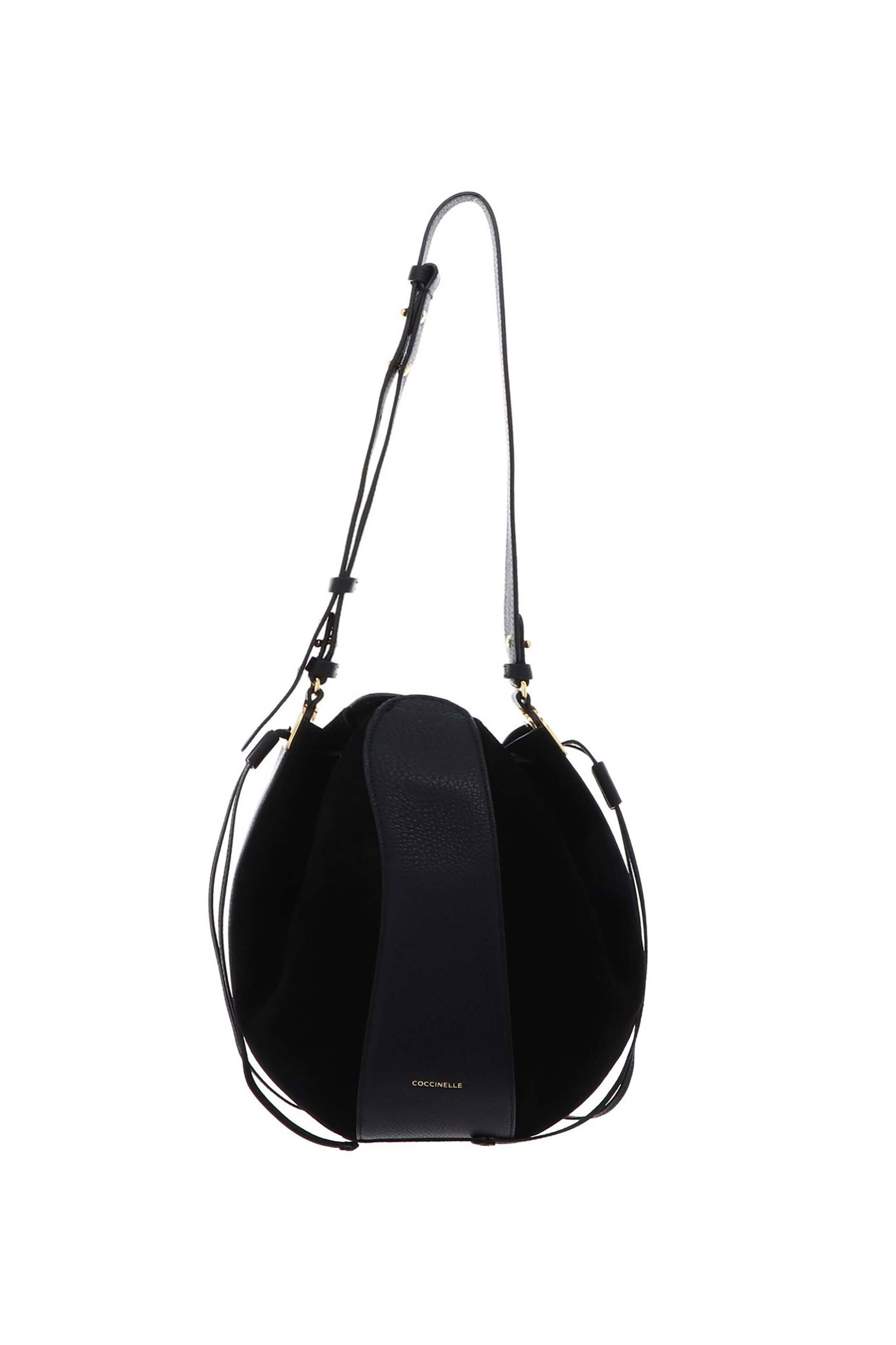 Coccinelle γυναικεία δερμάτινη τσάντα bucket 