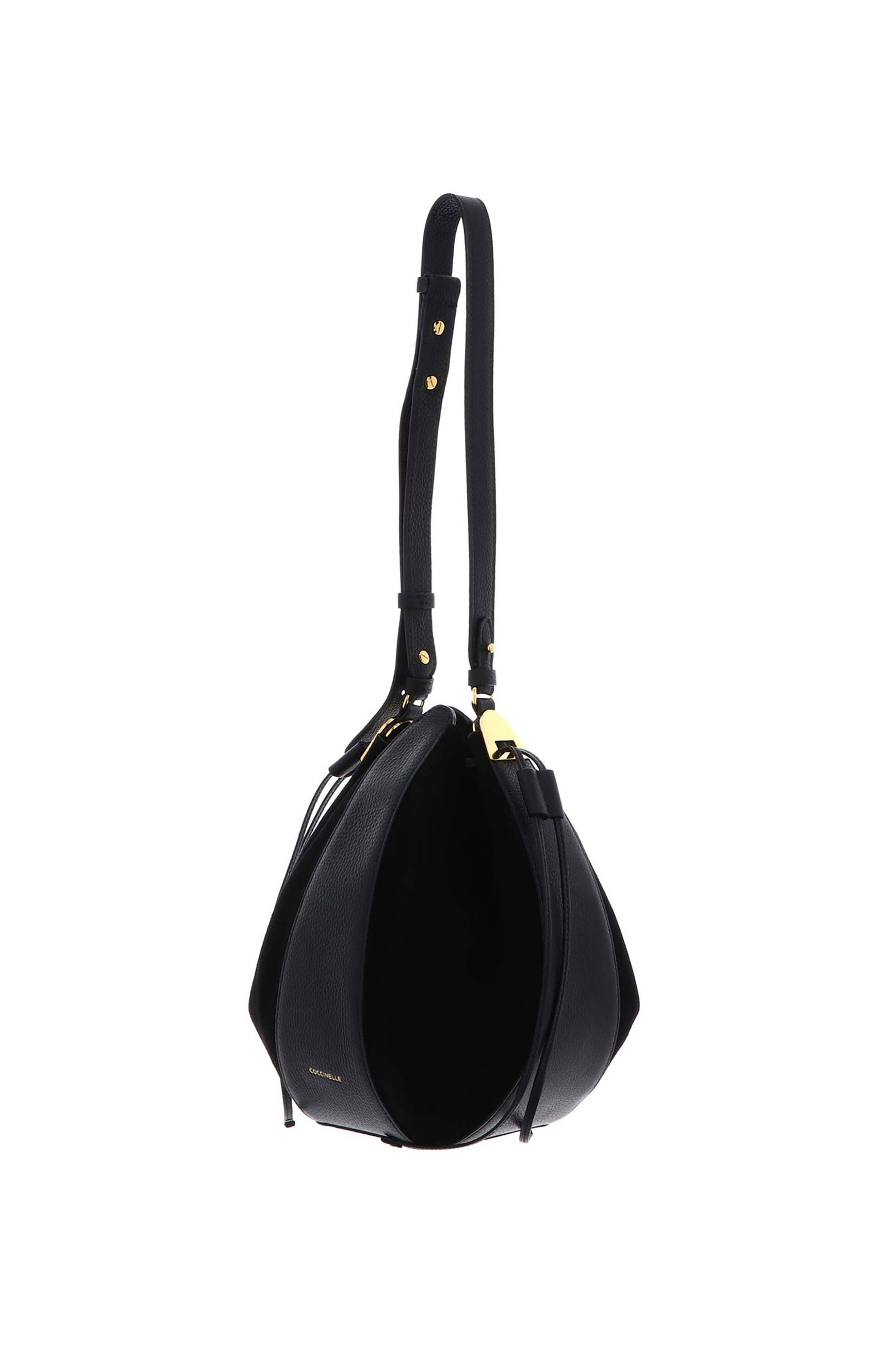 Coccinelle γυναικεία δερμάτινη τσάντα bucket 