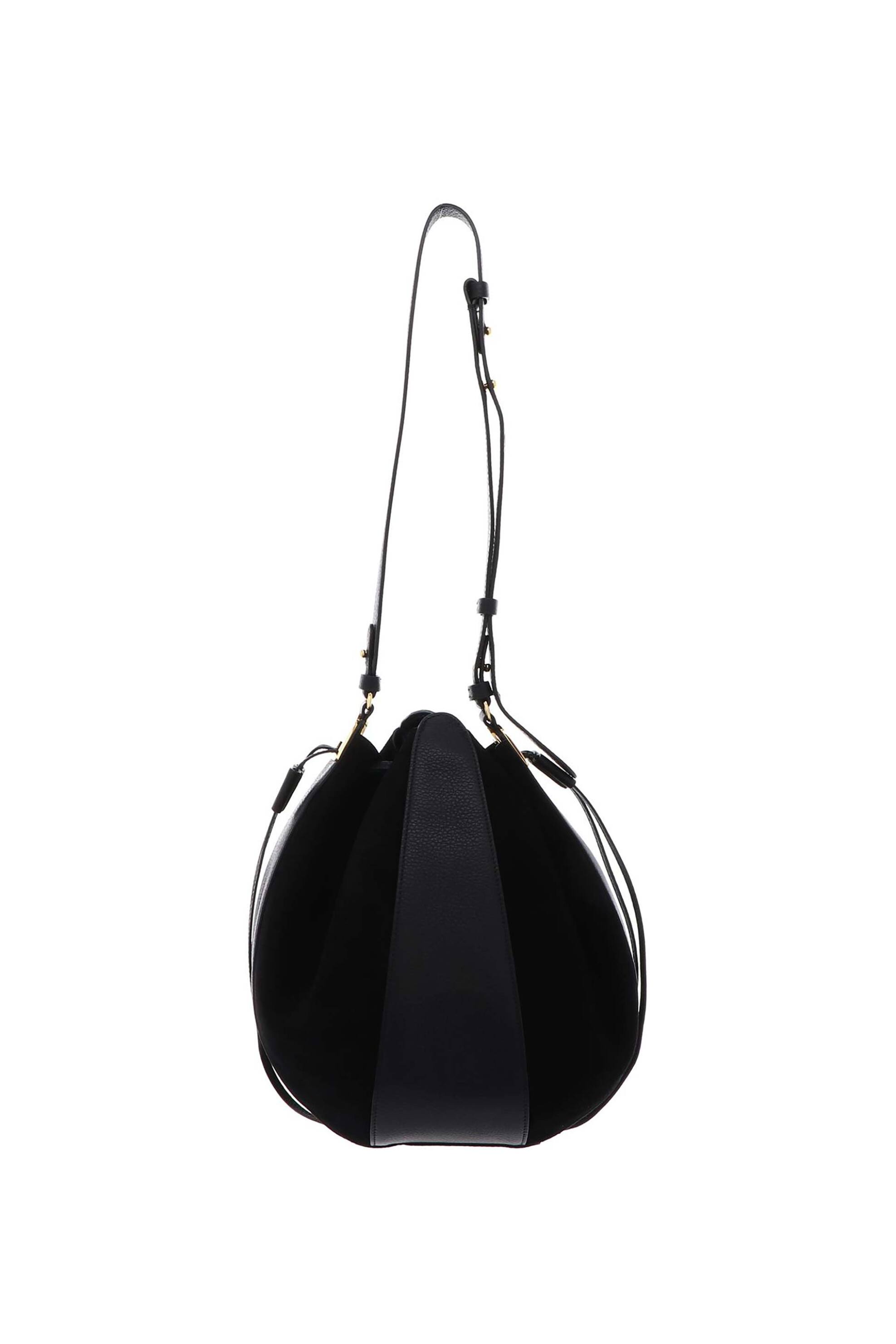 COCCINELLE Coccinelle γυναικεία δερμάτινη τσάντα bucket "Boom" - E1VG0-230101 Μαύρο - 3