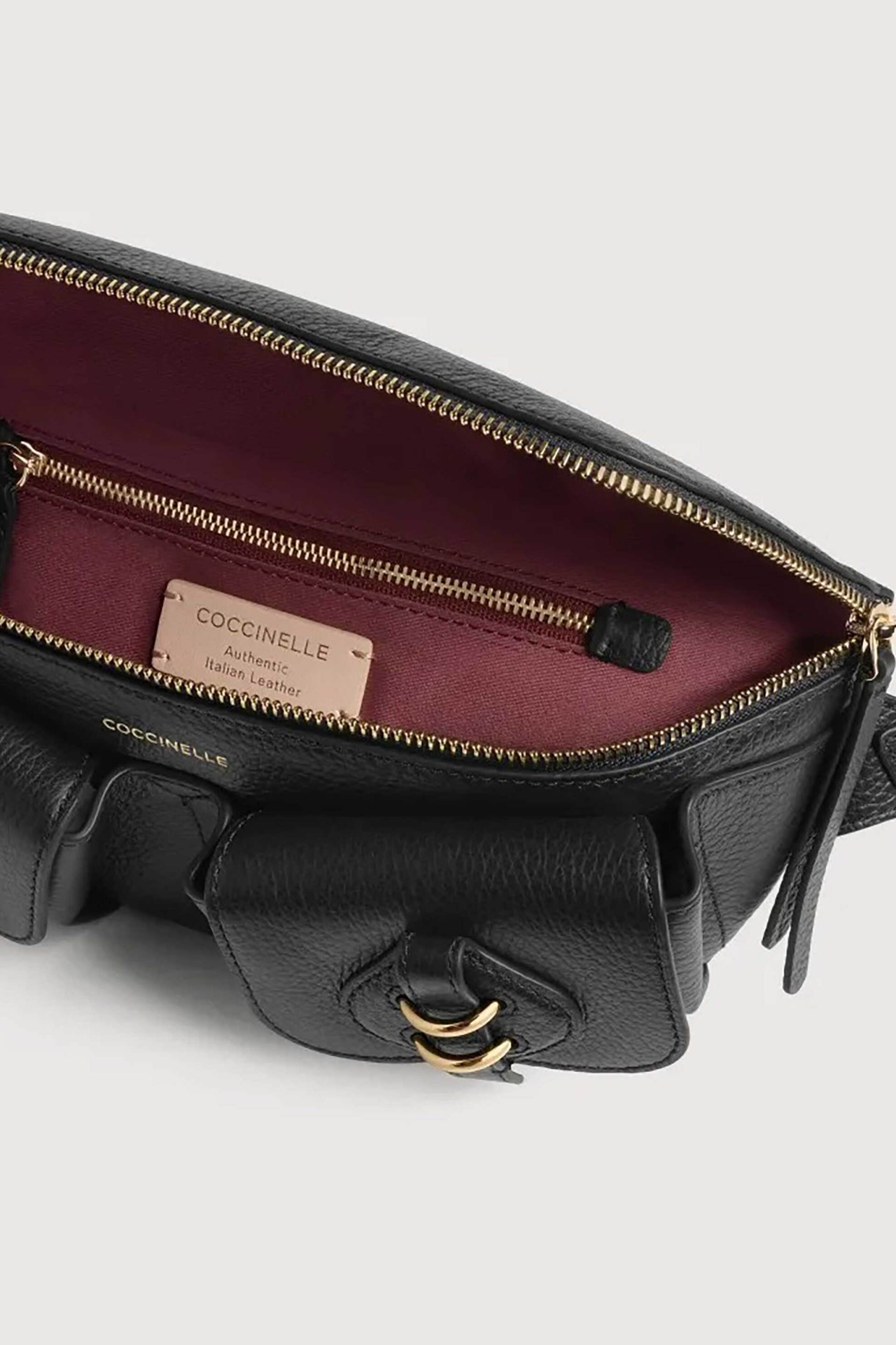 Coccinelle Γυναικεία Τσάντα Μέσης Mavery Pocket Small - E1Vgk-170101 Μαύρο