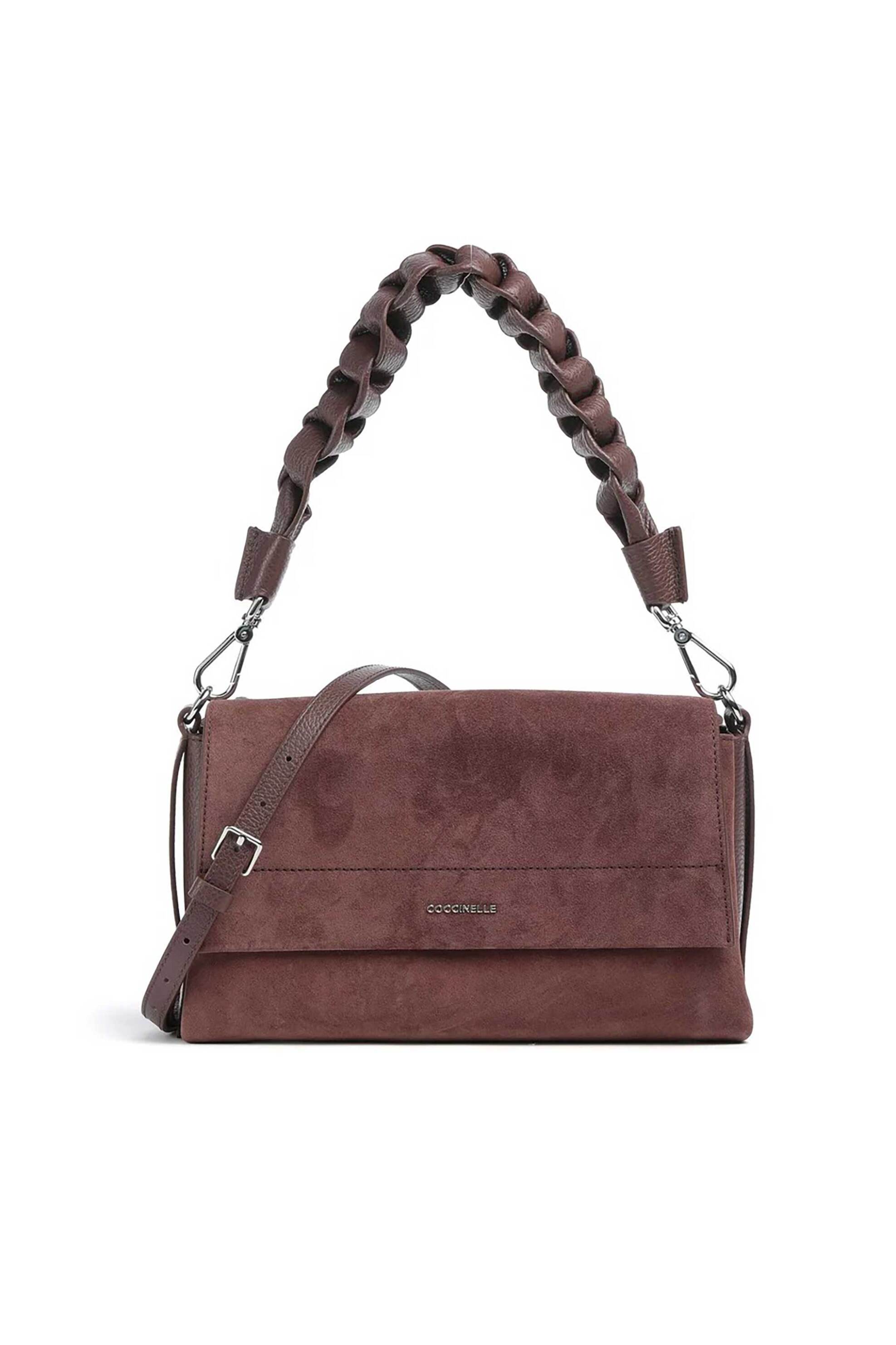 COCCINELLE Coccinelle γυναικεία τσάντα ώμου "Boheme Small" - E1P6P-120101 Καφέ Σκούρο