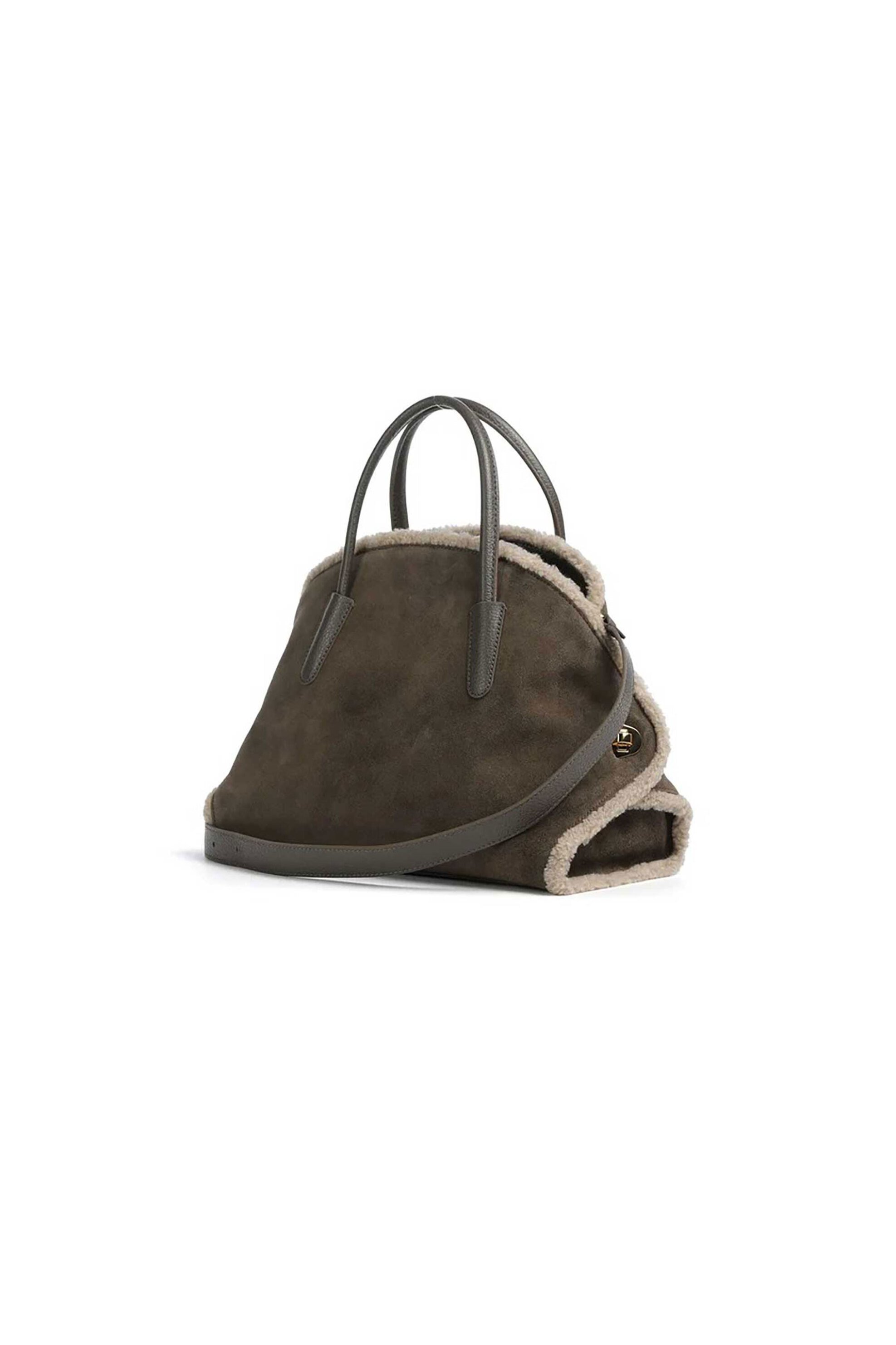 COCCINELLE Coccinelle γυναικεία τσάντα χειρός "Tylde Suede" - E1V7M-180201 Λαδί - 3