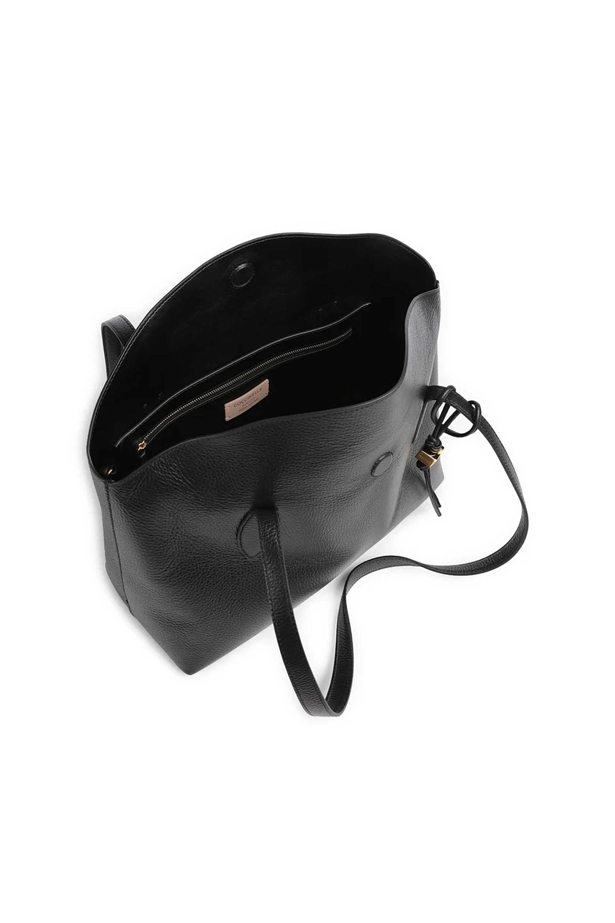 COCCINELLE Coccinelle γυναικεία τσάντα ώμου "Thess Tote" - E1VCA-110101 Μαύρο - 3