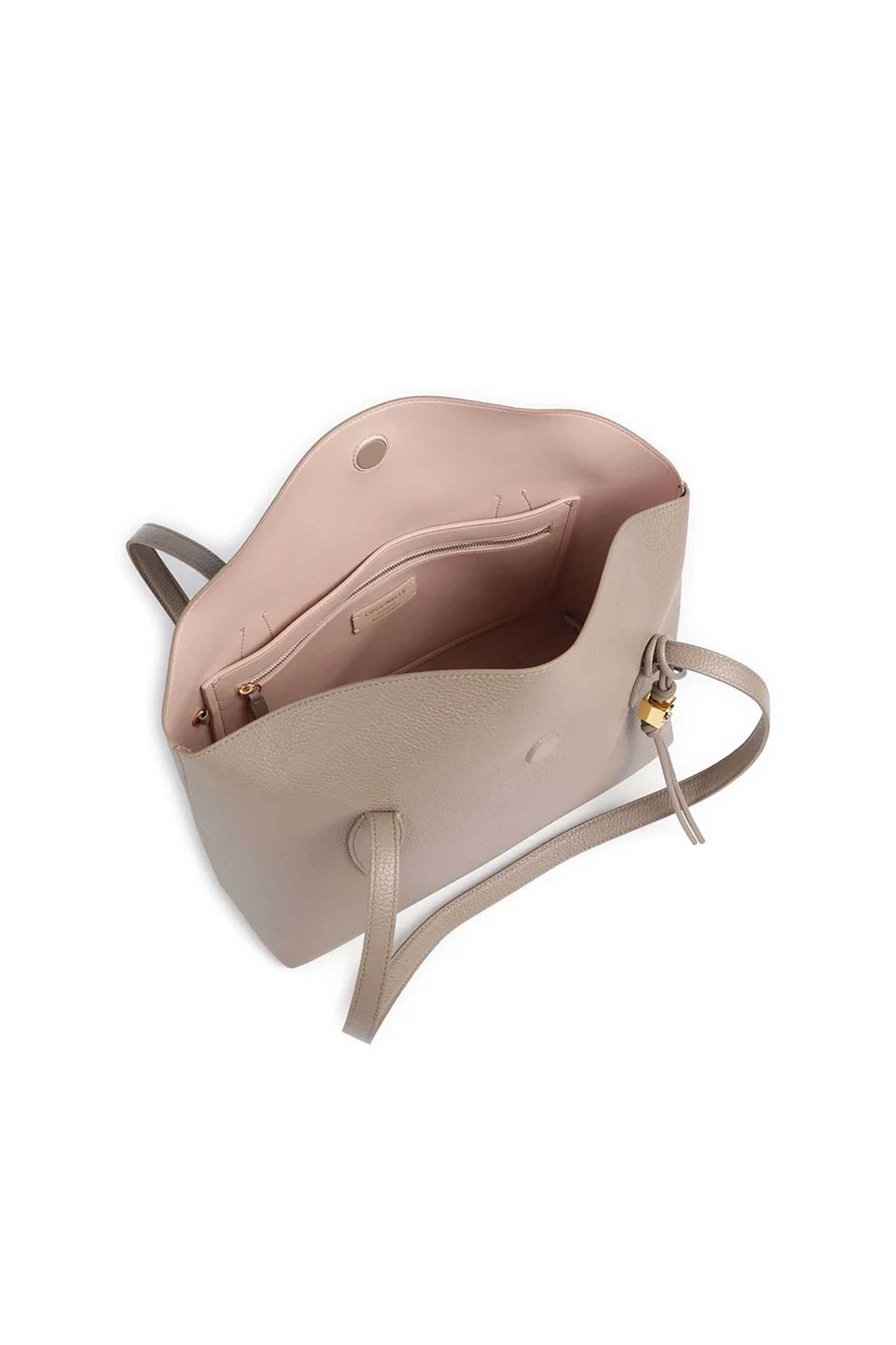 COCCINELLE Coccinelle γυναικεία τσάντα ώμου "Thess Tote" - E1VCA-110101 Μπεζ - 3