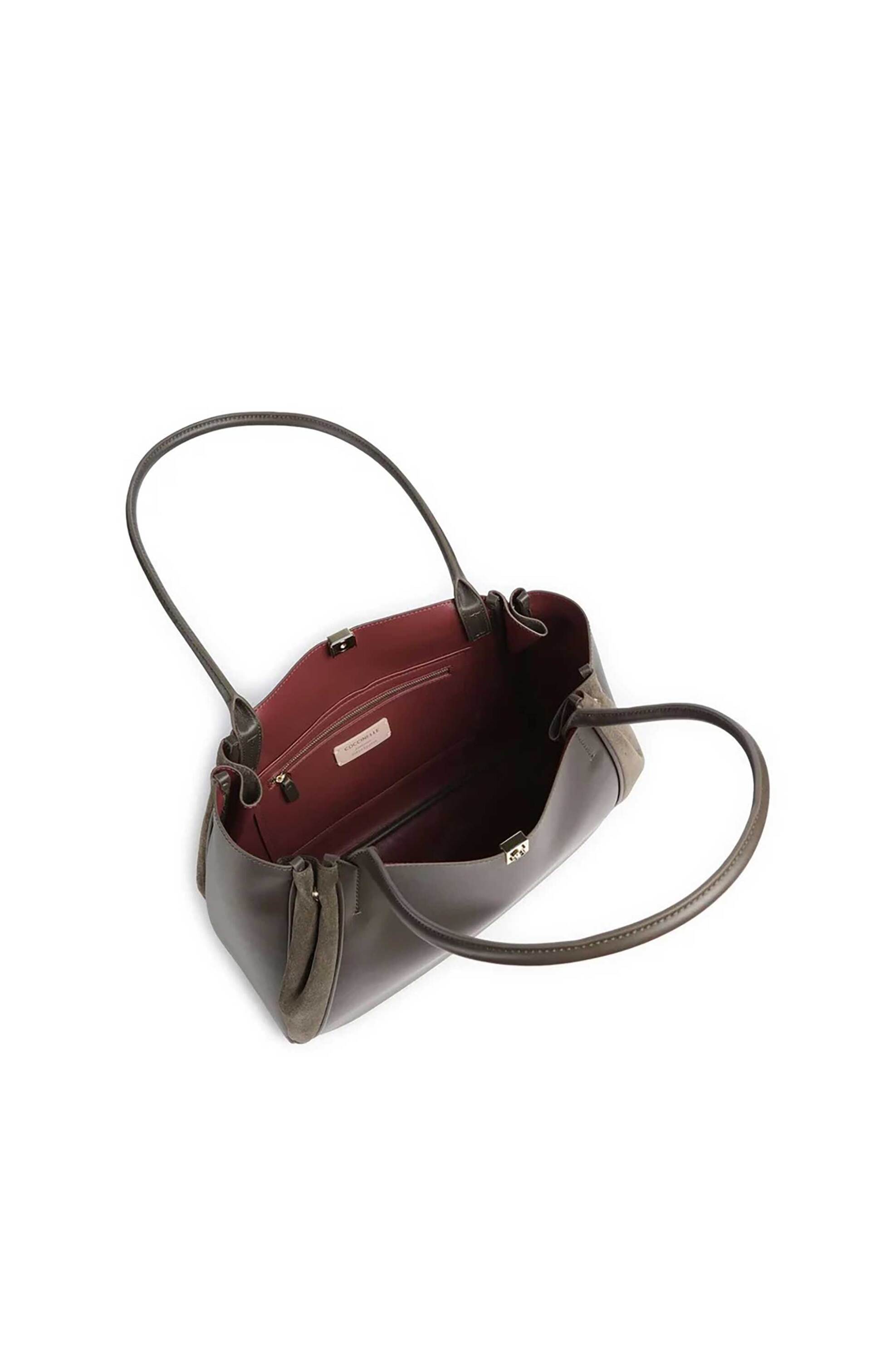 COCCINELLE Coccinelle γυναικεία τσάντα ώμου "Pansy Tote" - E1V60-110101 Γκρι - 3