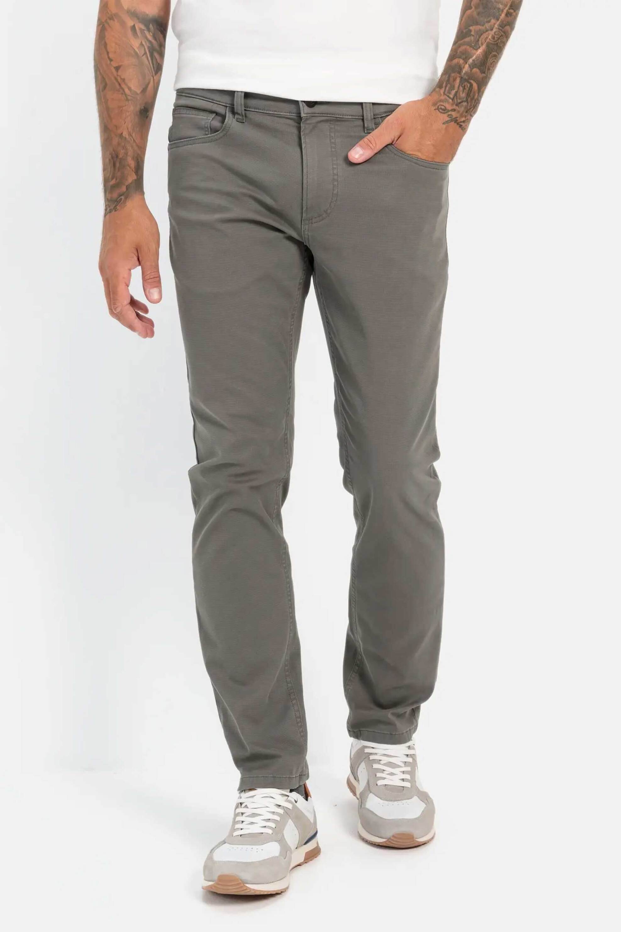 Camel Active ανδρικό τζιν παντελόνι πεντάτσεπο Regular Fit - C242-488R51-4F63 Γκρι φωτογραφία