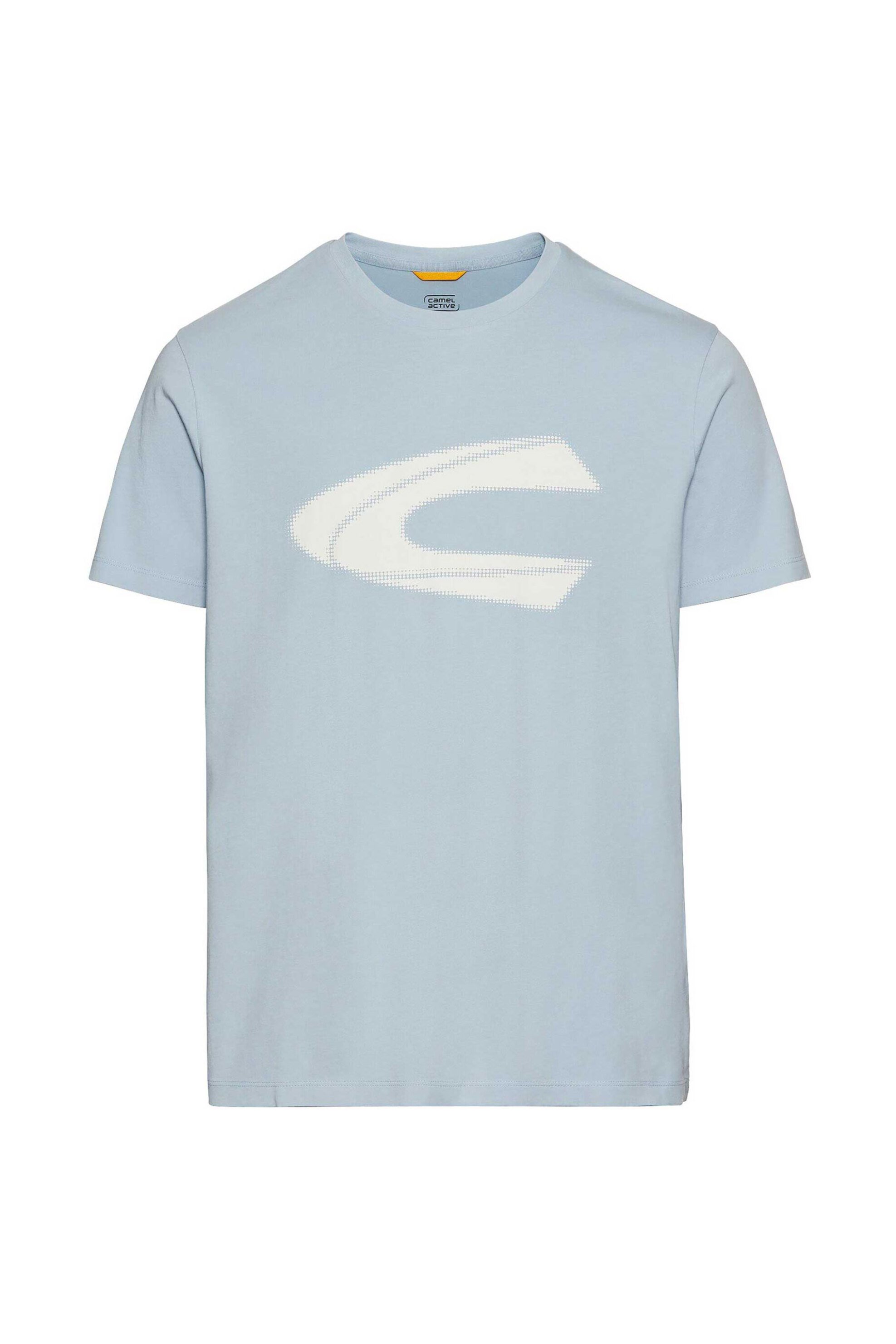 CAMEL ACTIVE Camel Active ανδρικό T-shirt με logo print Regular Fit - C251-409700-5T02 Μπλε Ανοιχτό