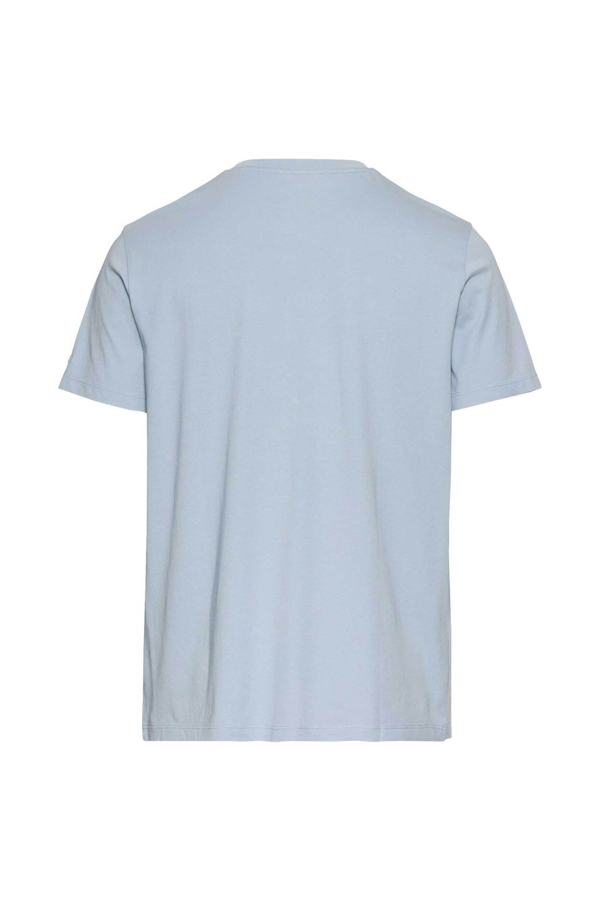 Camel Active ανδρικό T-shirt με logo print Regular Fit - C251-409700-5T02 Μπλε Ανοιχτό φωτογραφία