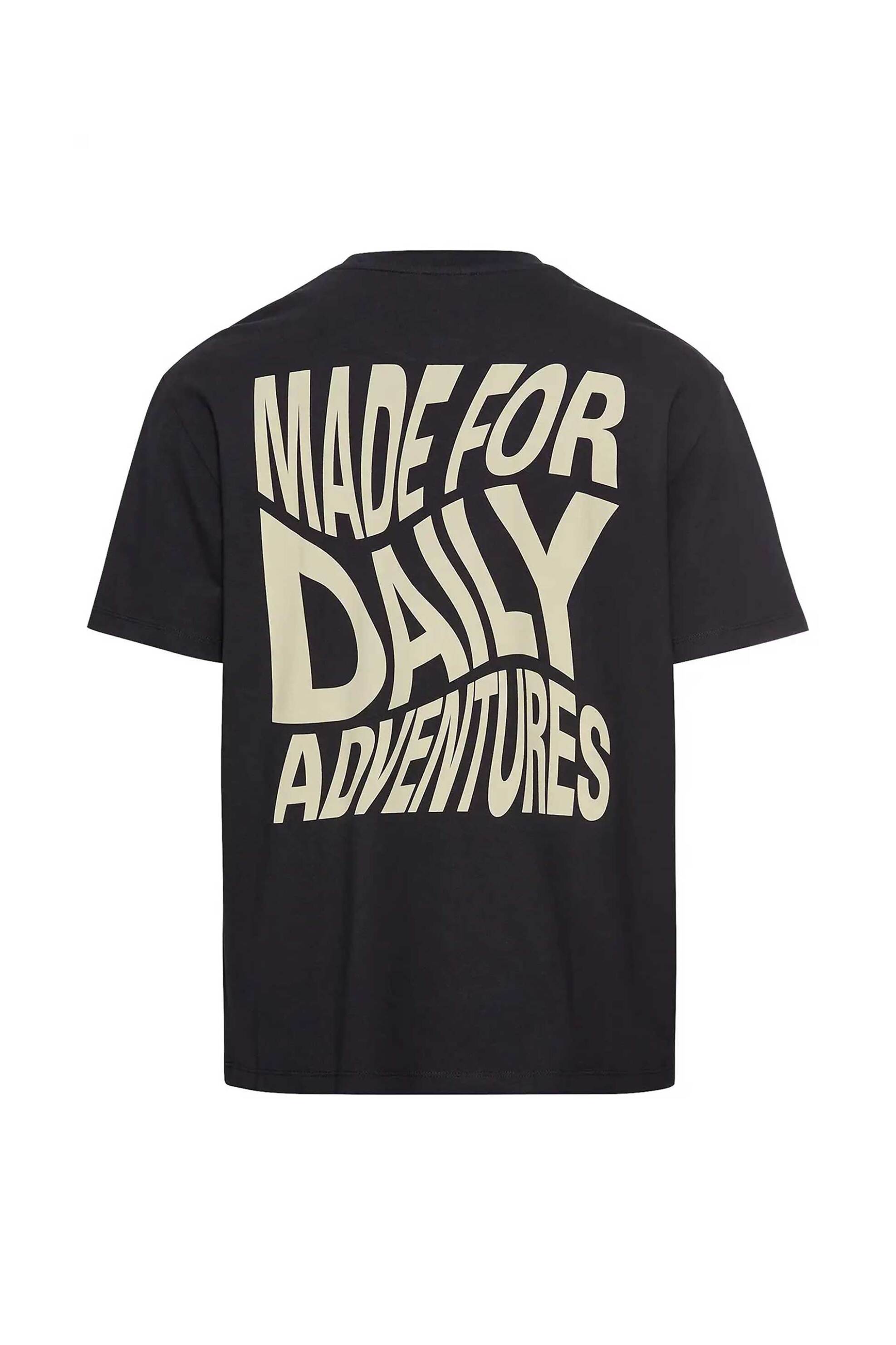 Camel Active ανδρικό T-shirt με graphic print στο πίσω μέρος Regular Fit - C251-409700-5T27 Μπλε Σκούρο φωτογραφία