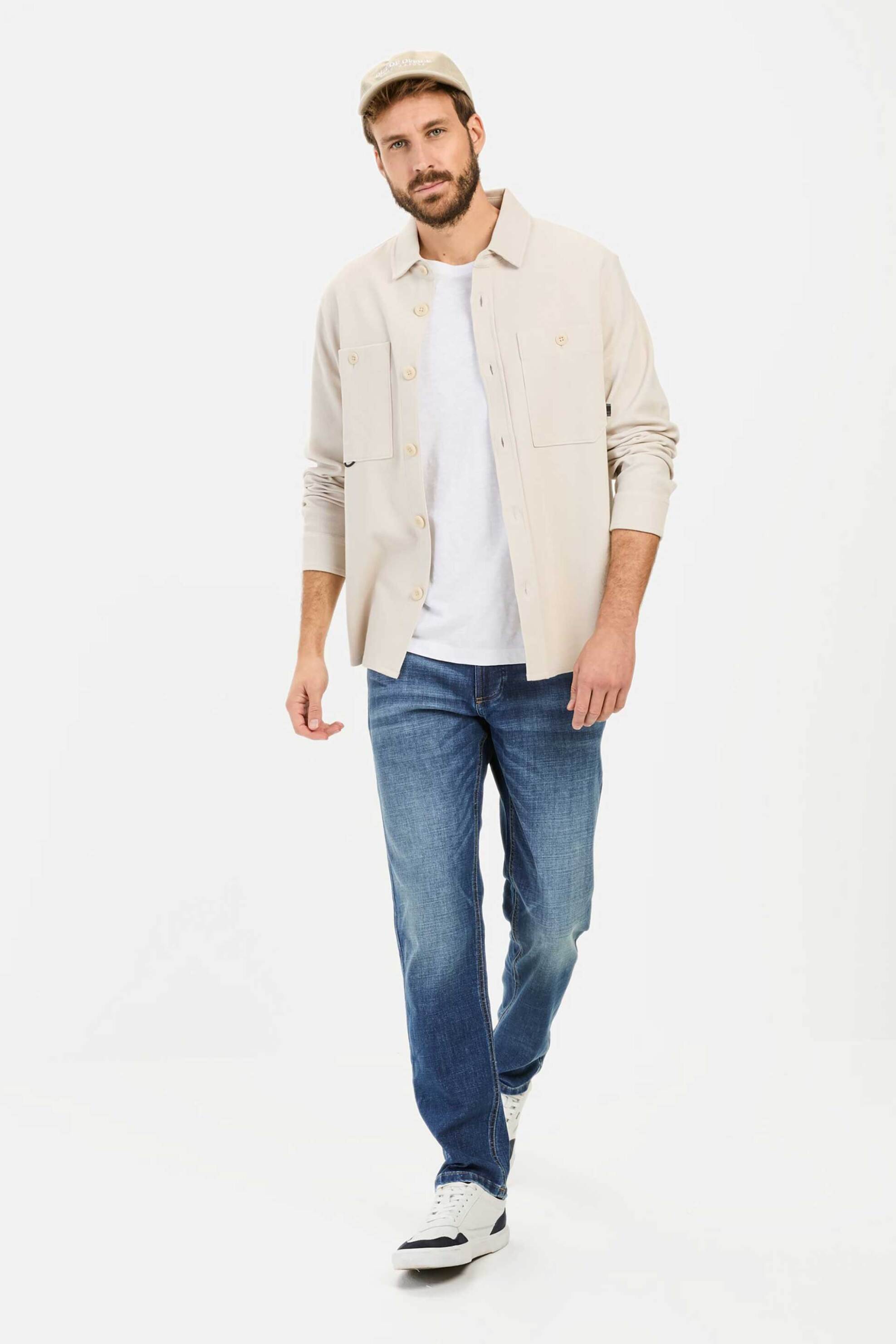 CAMEL ACTIVE Camel Active ανδρικό τζιν παντελόνι πεντάτσεπο Regular Fit "FleXXXactive®" - C251-488R53-5D73 Denim Blue
