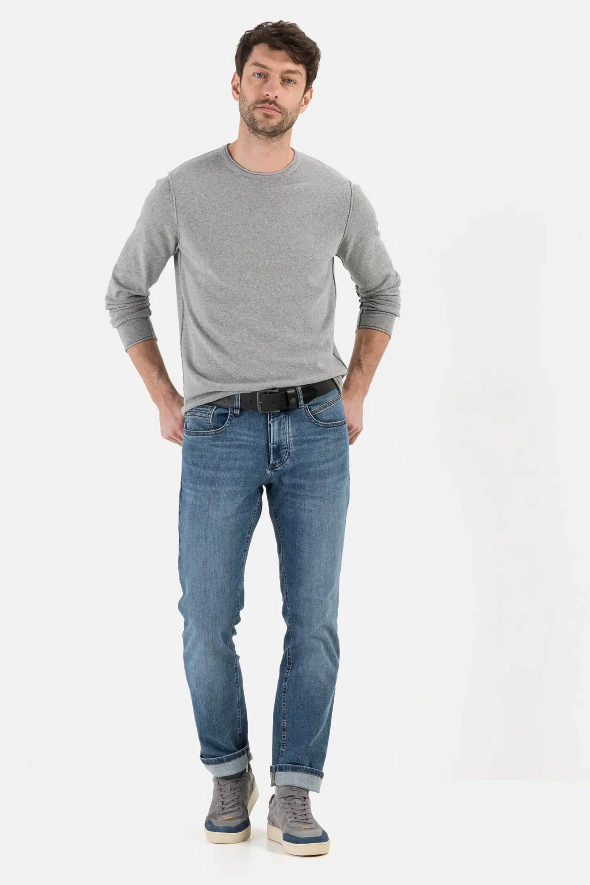 CAMEL ACTIVE Camel Active ανδρικό τζιν παντελόνι πεντάτσεπο Relaxed Fit "FleXXXactive®" - C251NOS-488895-9D19 Denim Blue