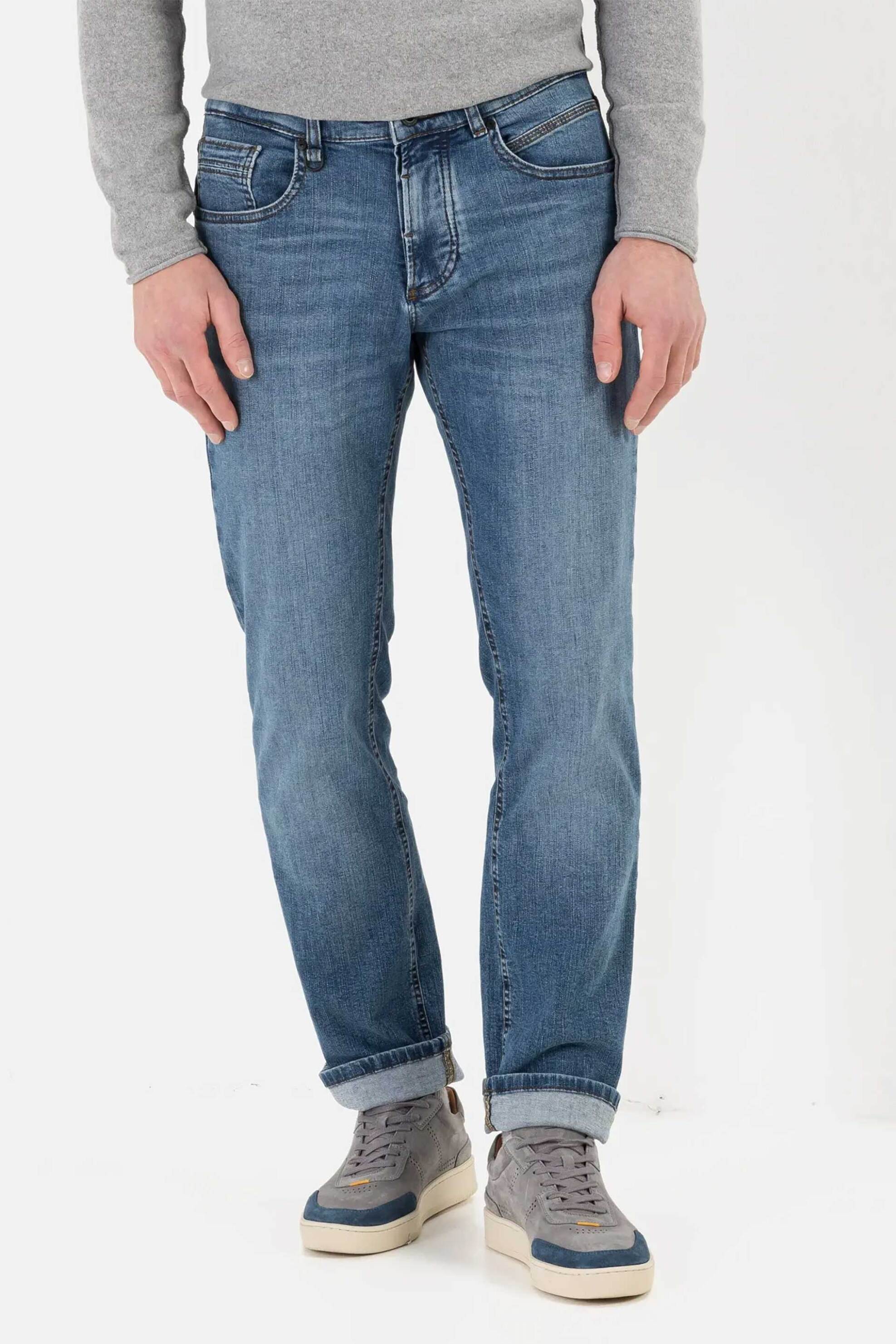 Camel Active ανδρικό τζιν παντελόνι πεντάτσεπο Relaxed Fit "FleXXXactive®" - C251NOS-488895-9D19 Denim Blue φωτογραφία
