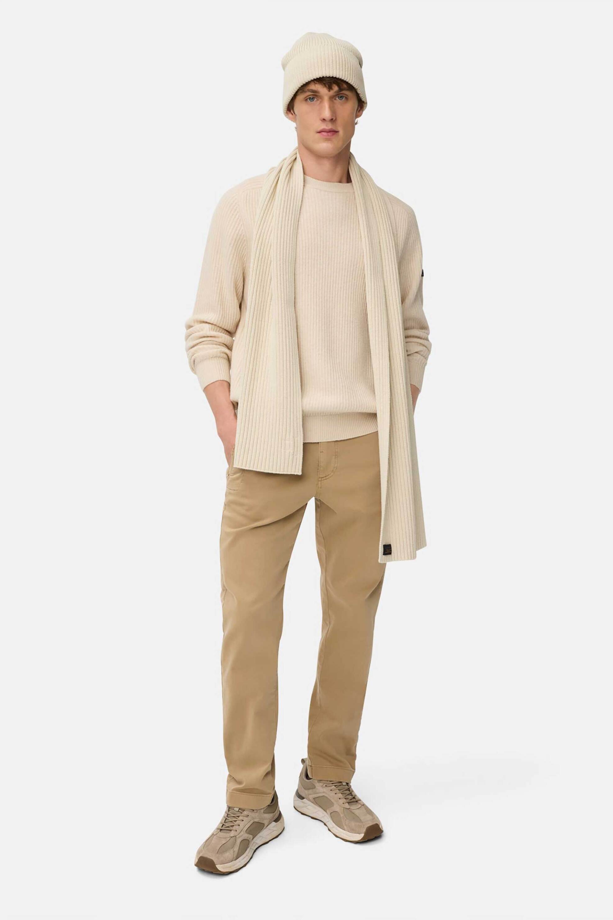 Camel Active ανδρικό chino παντελόνι Regular Fit - C252-477R08-6F95 Μπεζ