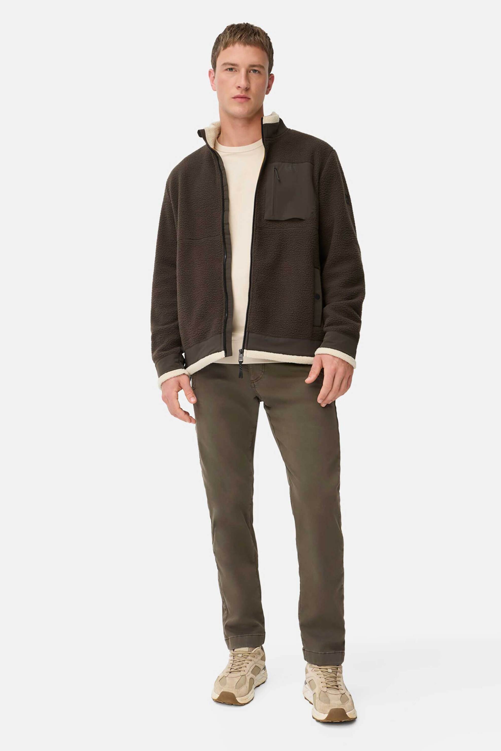 Camel Active ανδρικό chino παντελόνι Regular Fit - C252-477R08-6F95 Καφέ Σκούρο