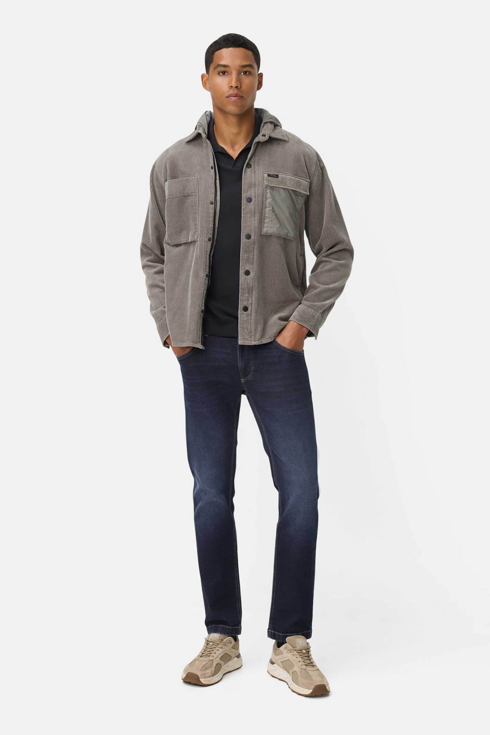 Camel Active ανδρικό τζιν παντελόνι πεντάτσεπο Slim Fit - C252-488S12-6D72 Denim Blue Σκούρο