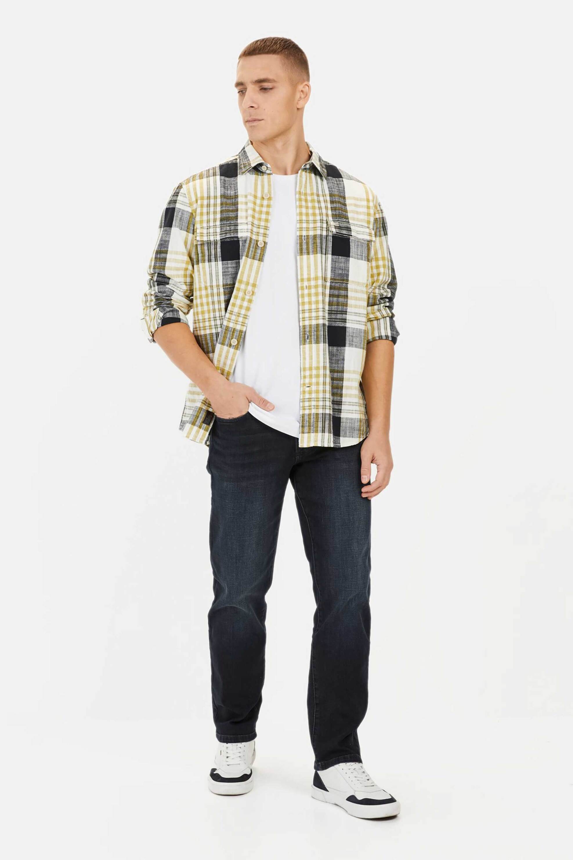 Camel Active ανδρικό τζιν παντελόνι πεντάτσεπο Relaxed Fit - C252NOS-488X82-9D21 Denim Blue Σκούρο