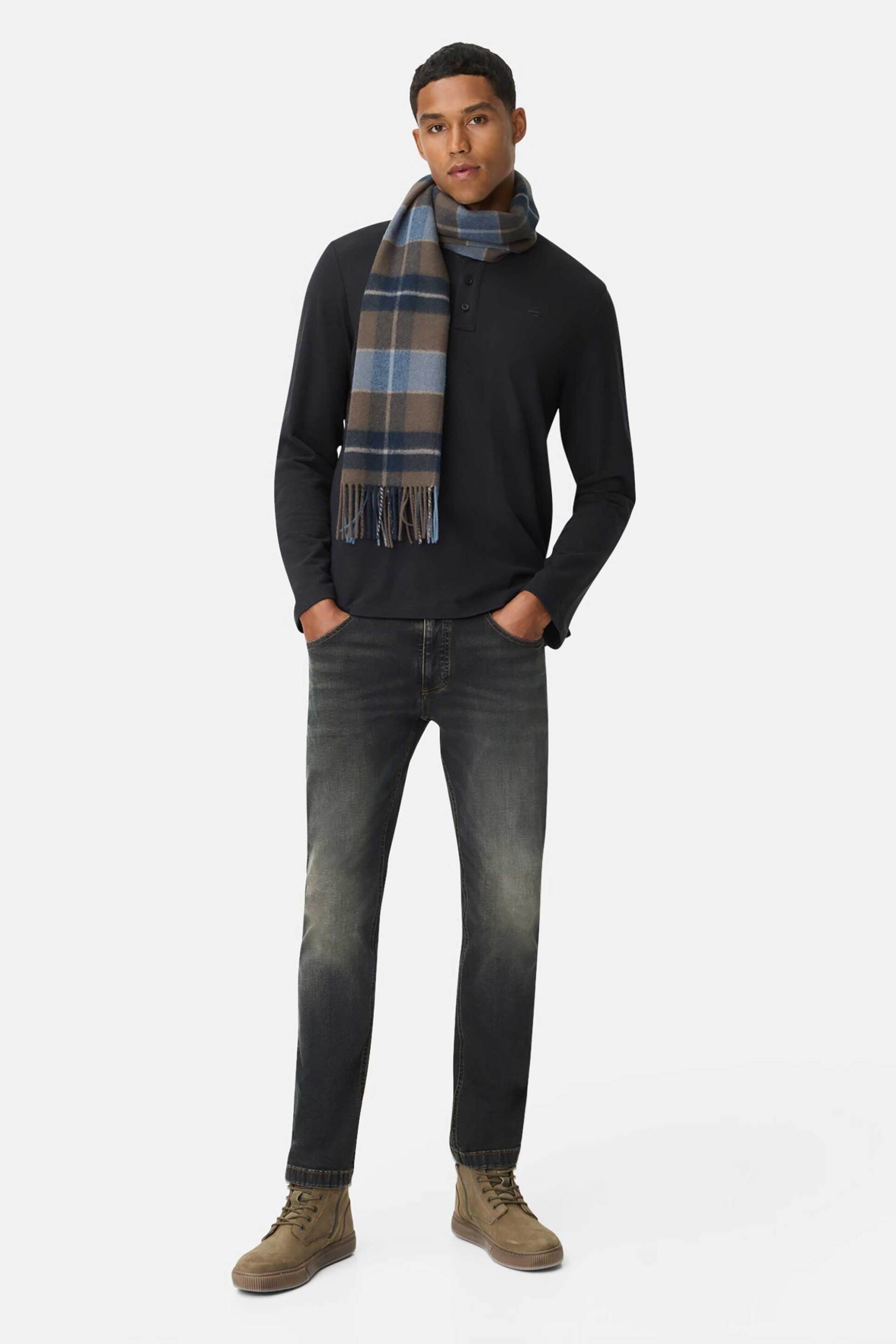 Camel Active ανδρικό τζιν παντελόνι πεντάτσεπο Slim Fit - C252-488S12-6D41 Denim Blue Σκούρο